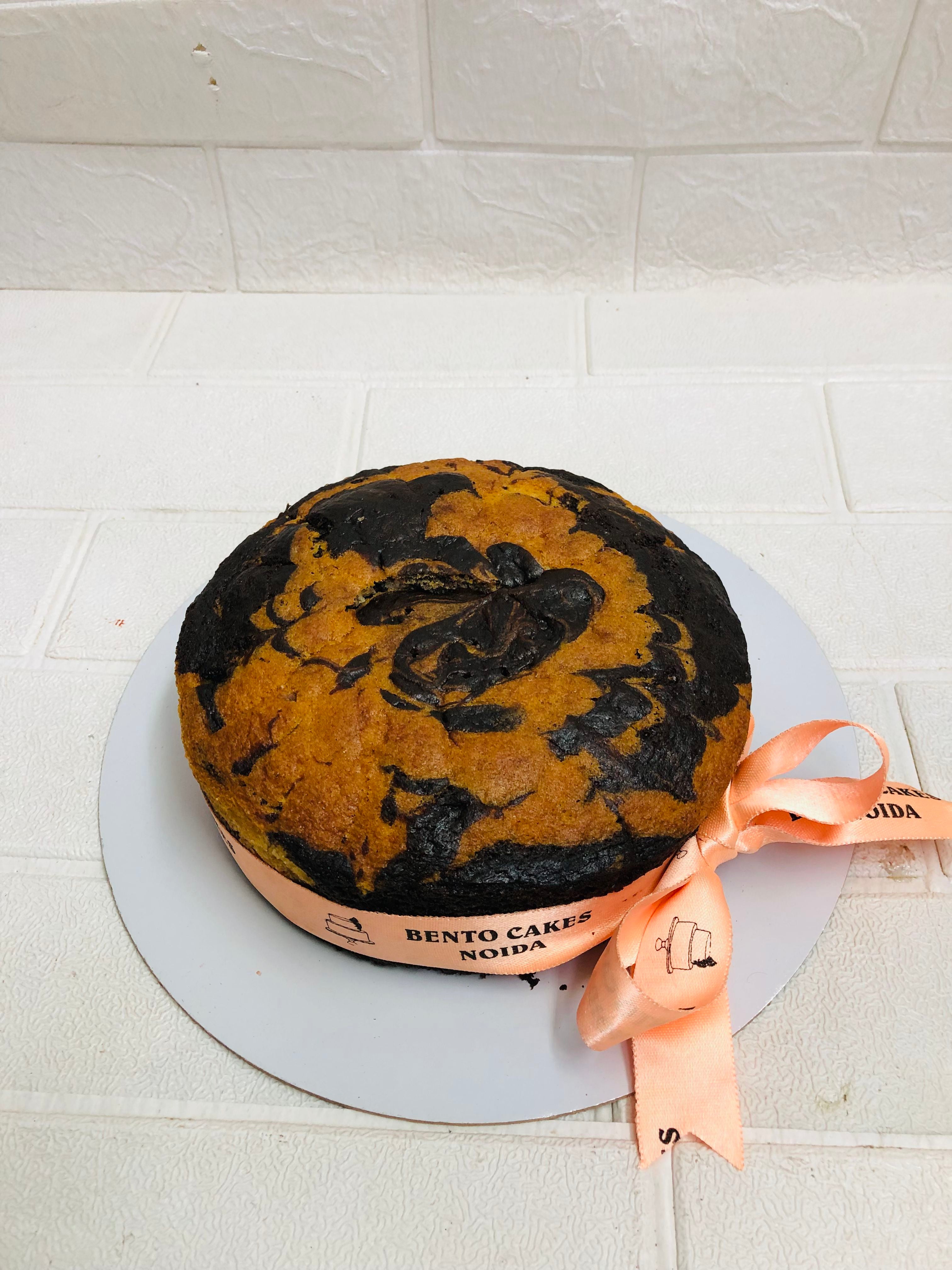 Marble Elegance Bento Cake