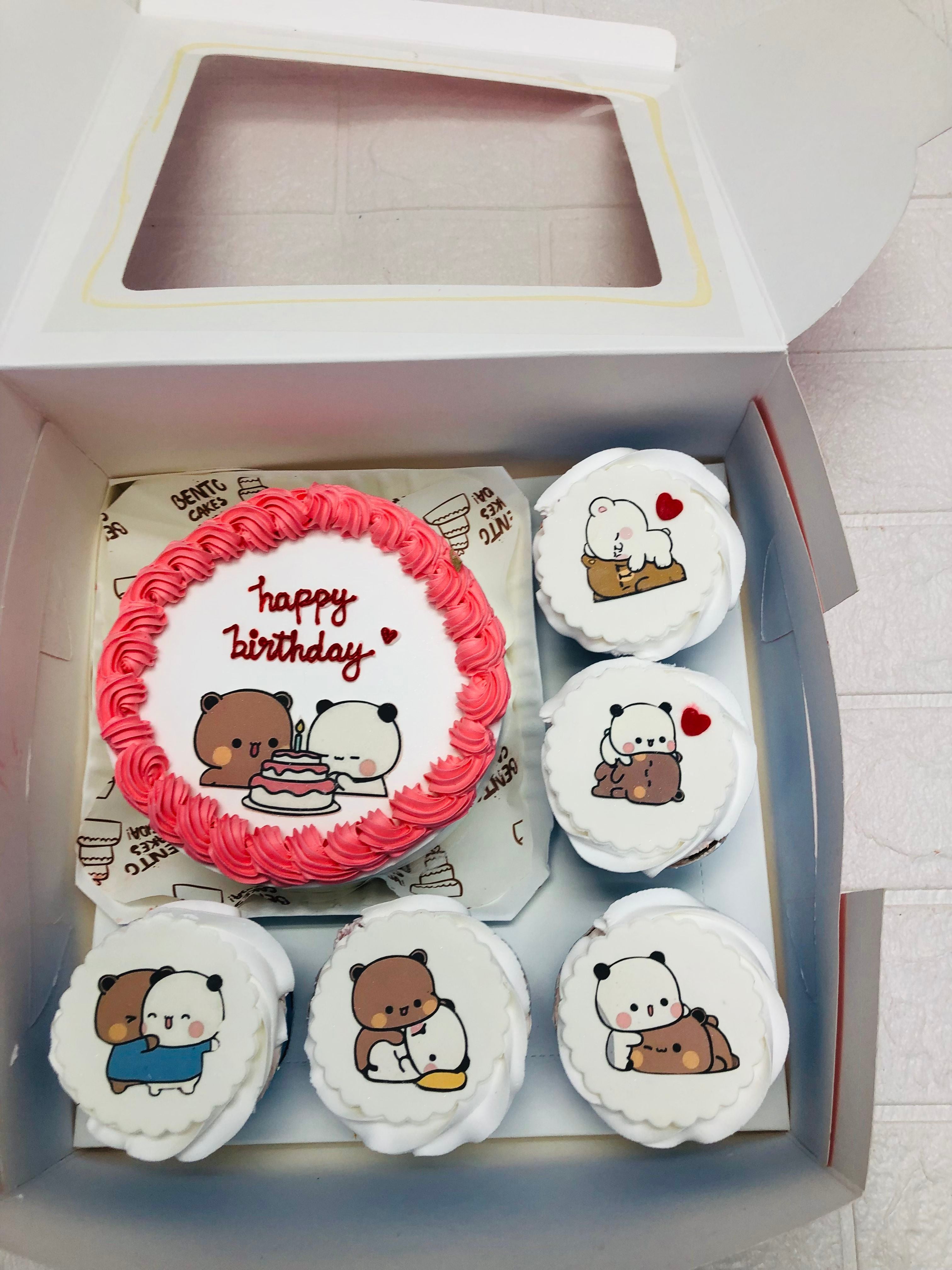 bubu dudu theme combo cake