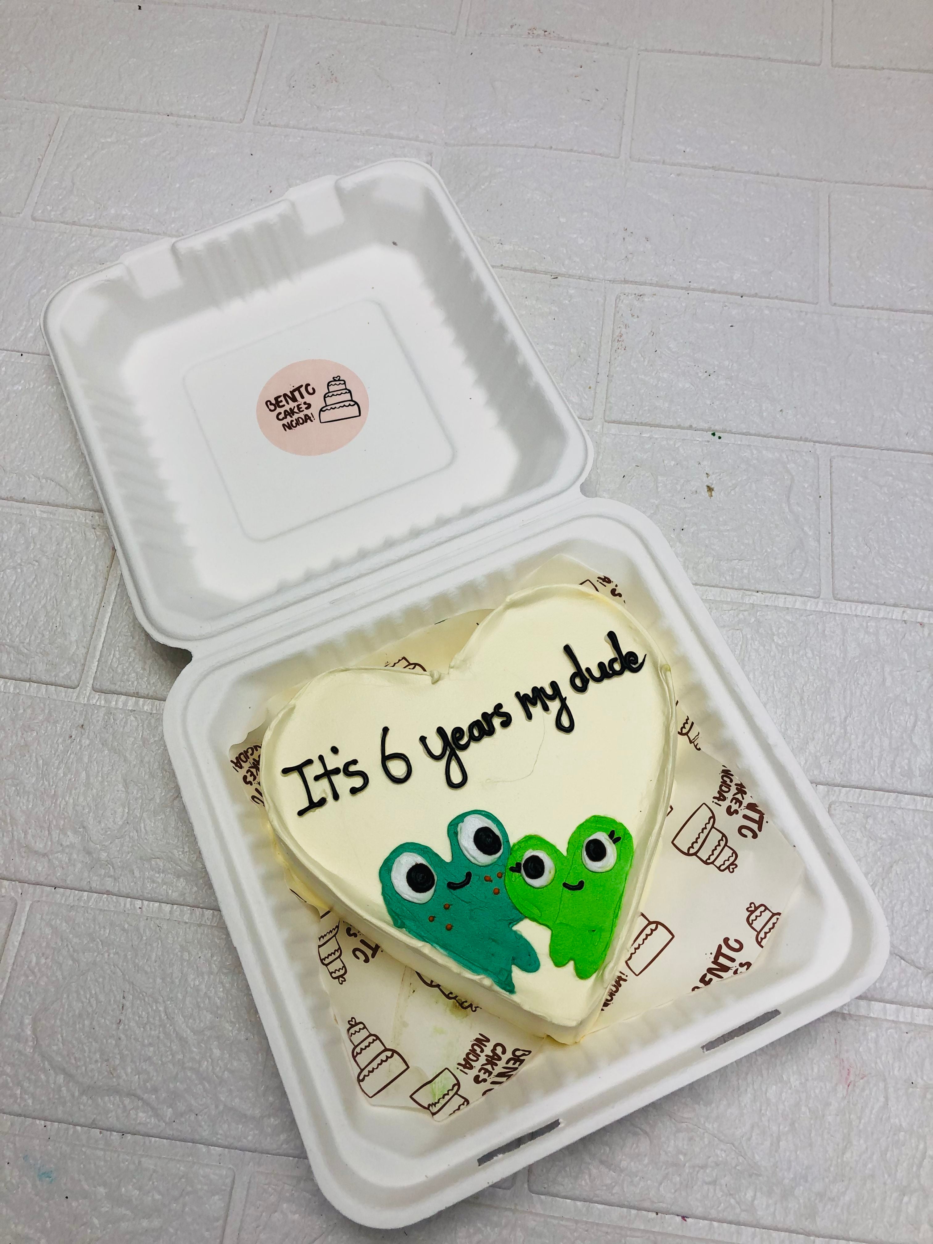 6 Years My Dude cake