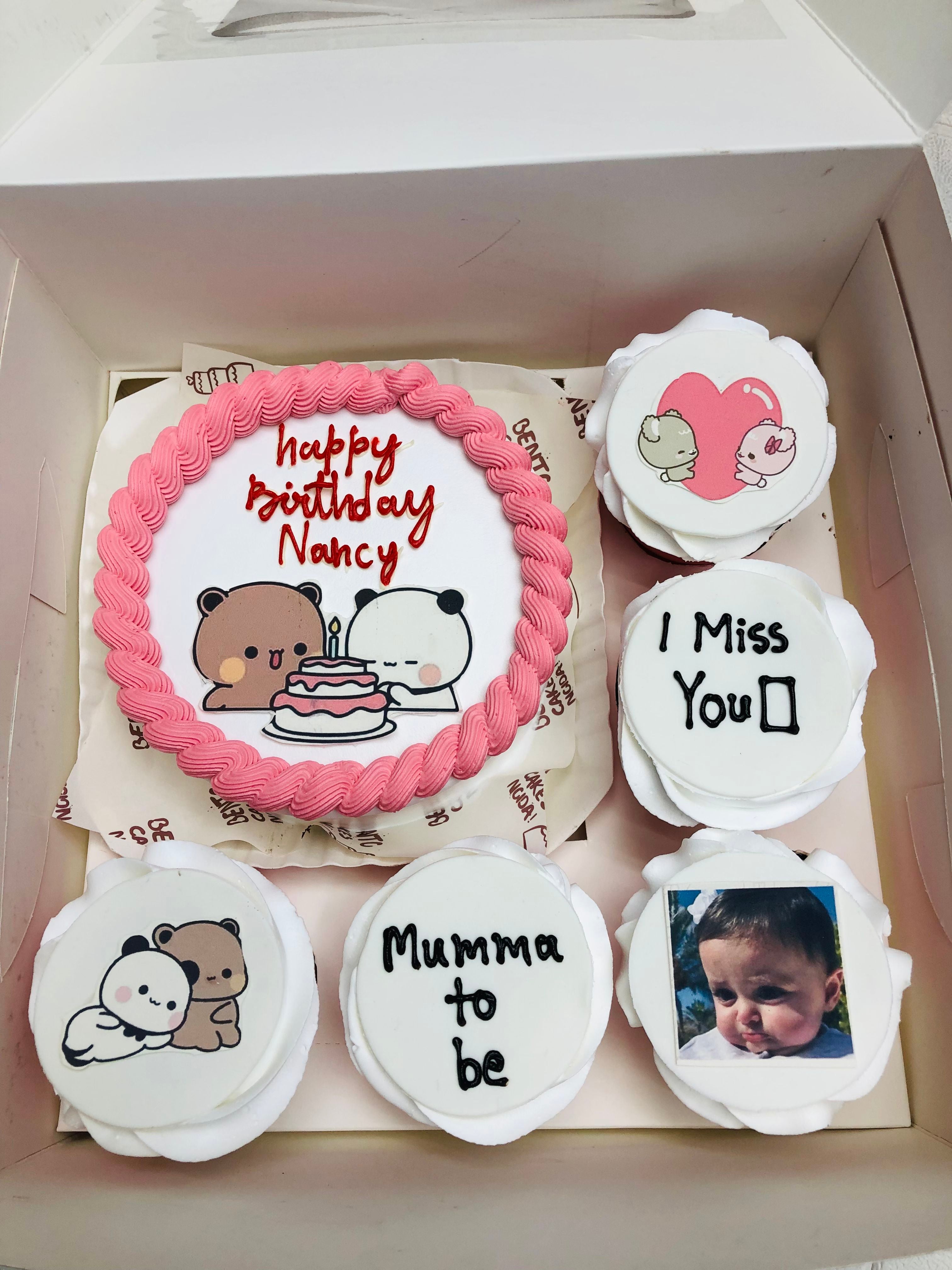 Birthday Bears & Cupcakes Set