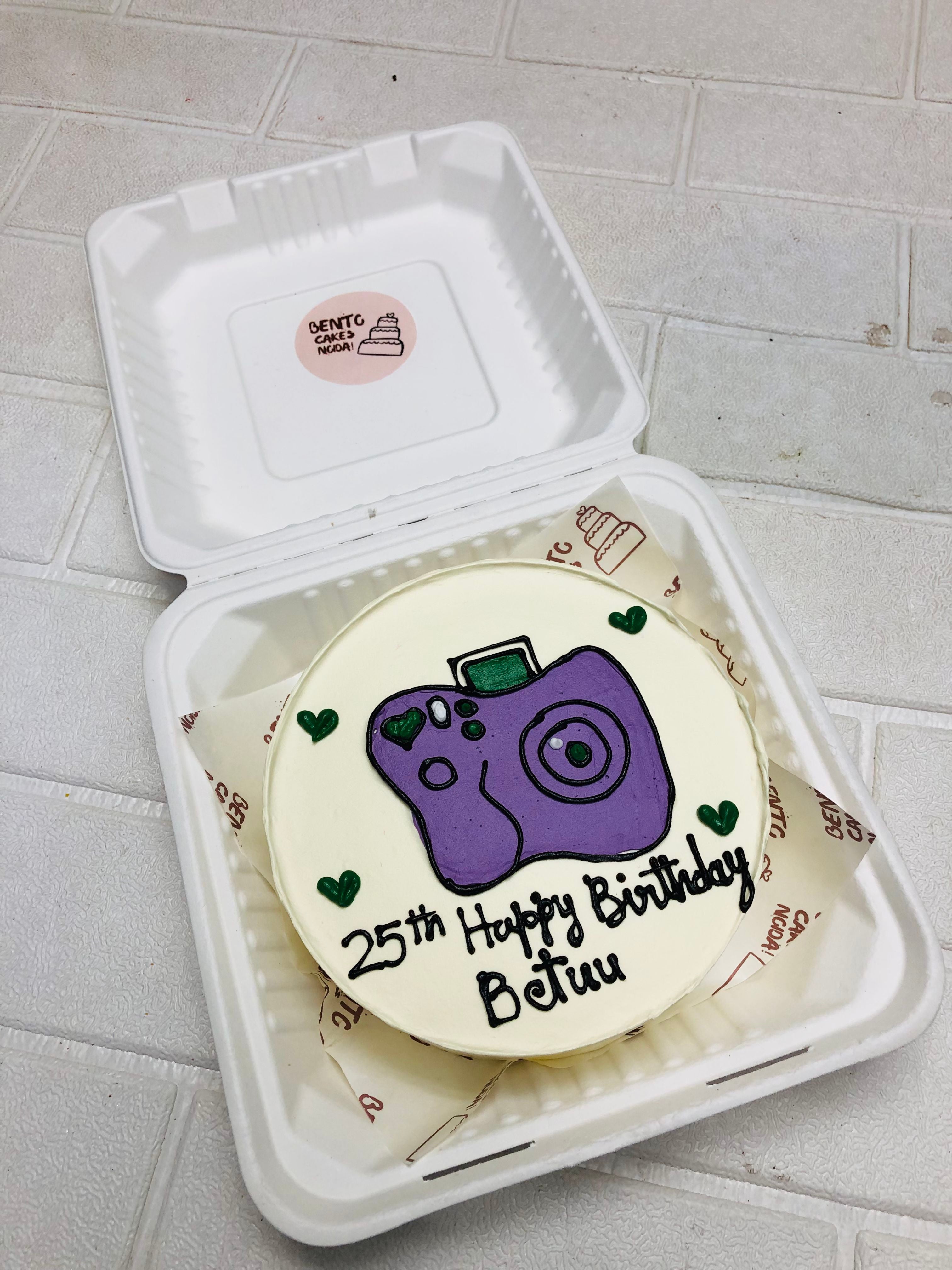 25th Birthday Camera Cake