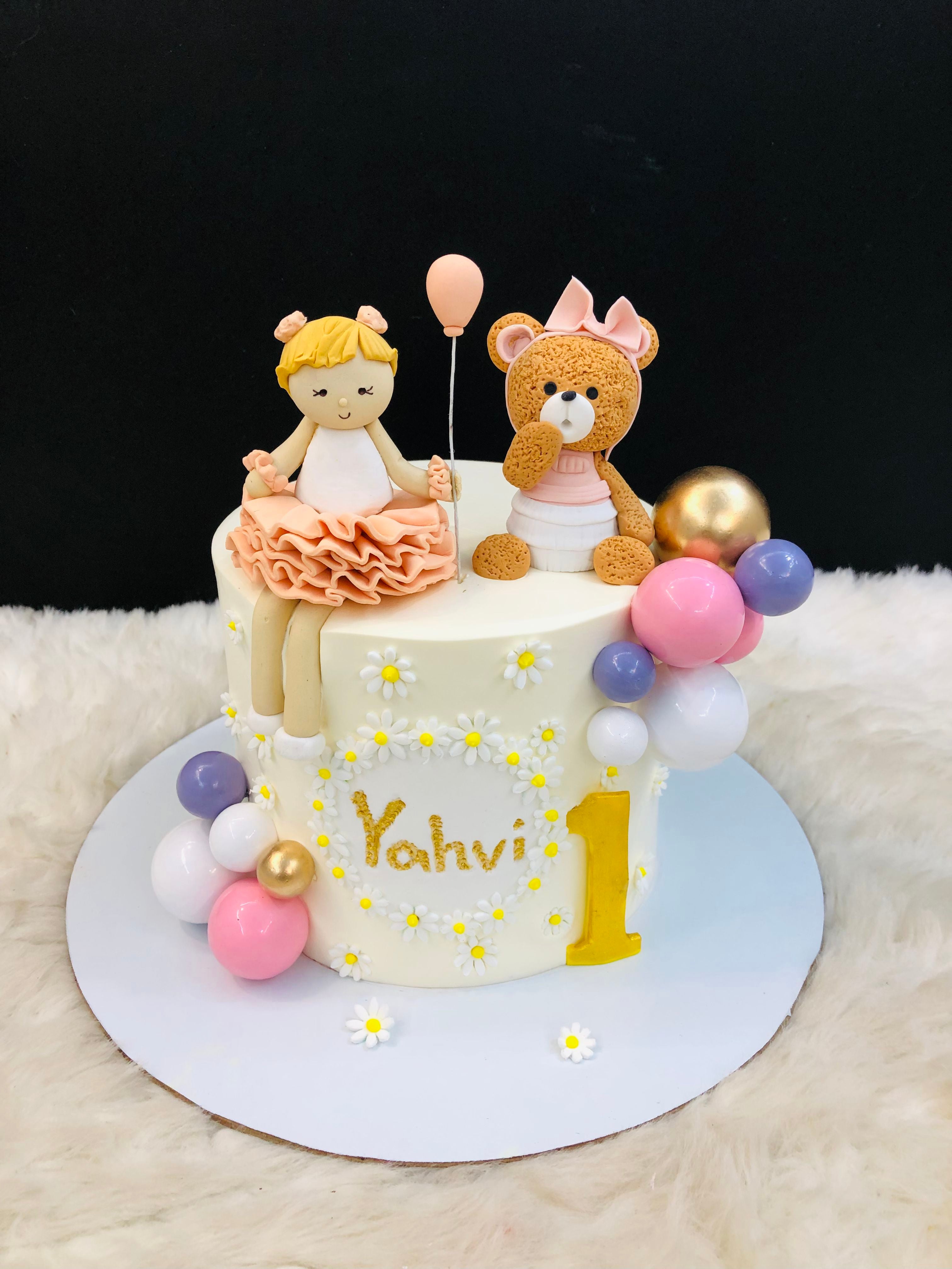 First Birthday Teddy Cake