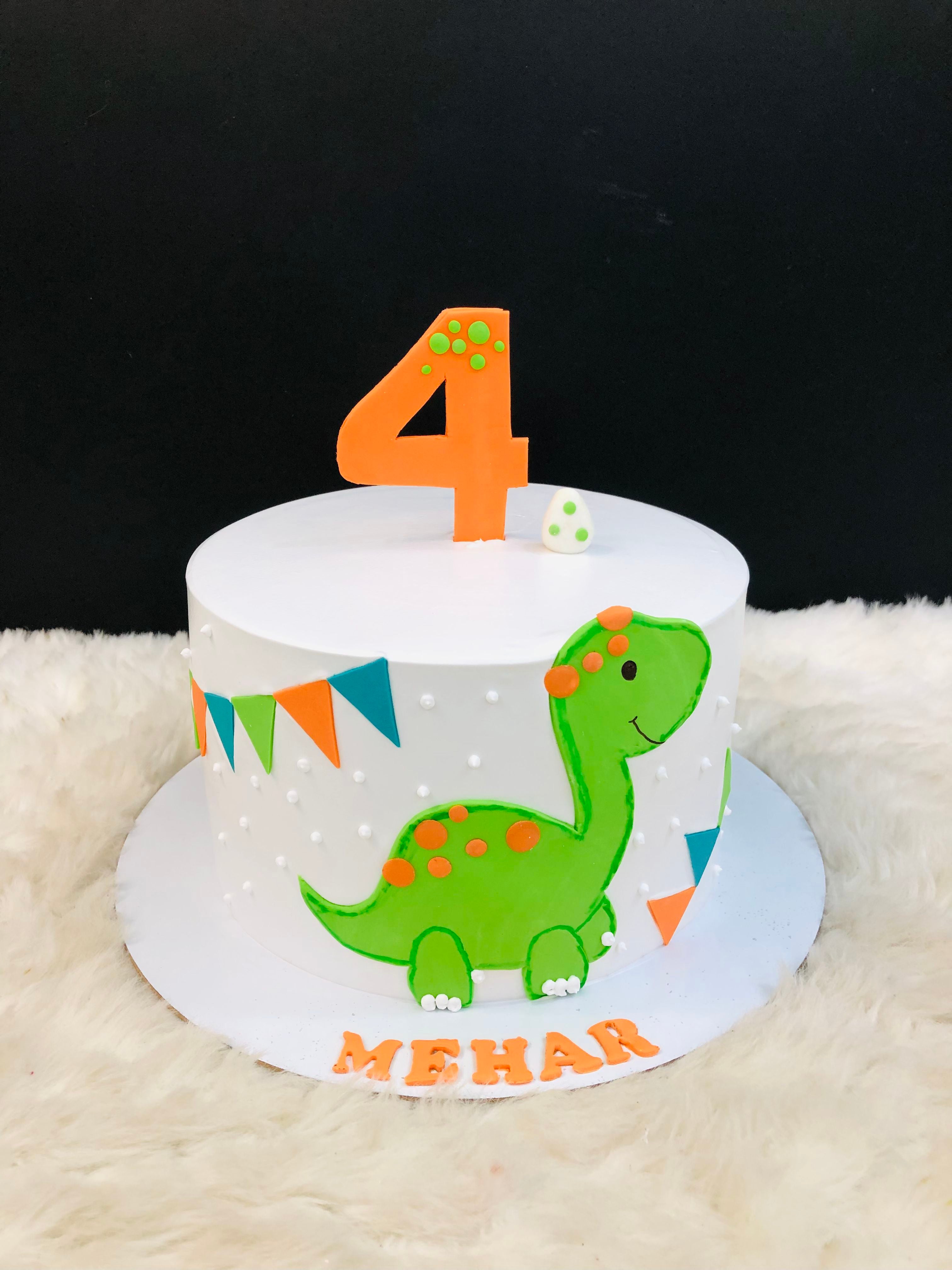 Dino Adventure Birthday Cake