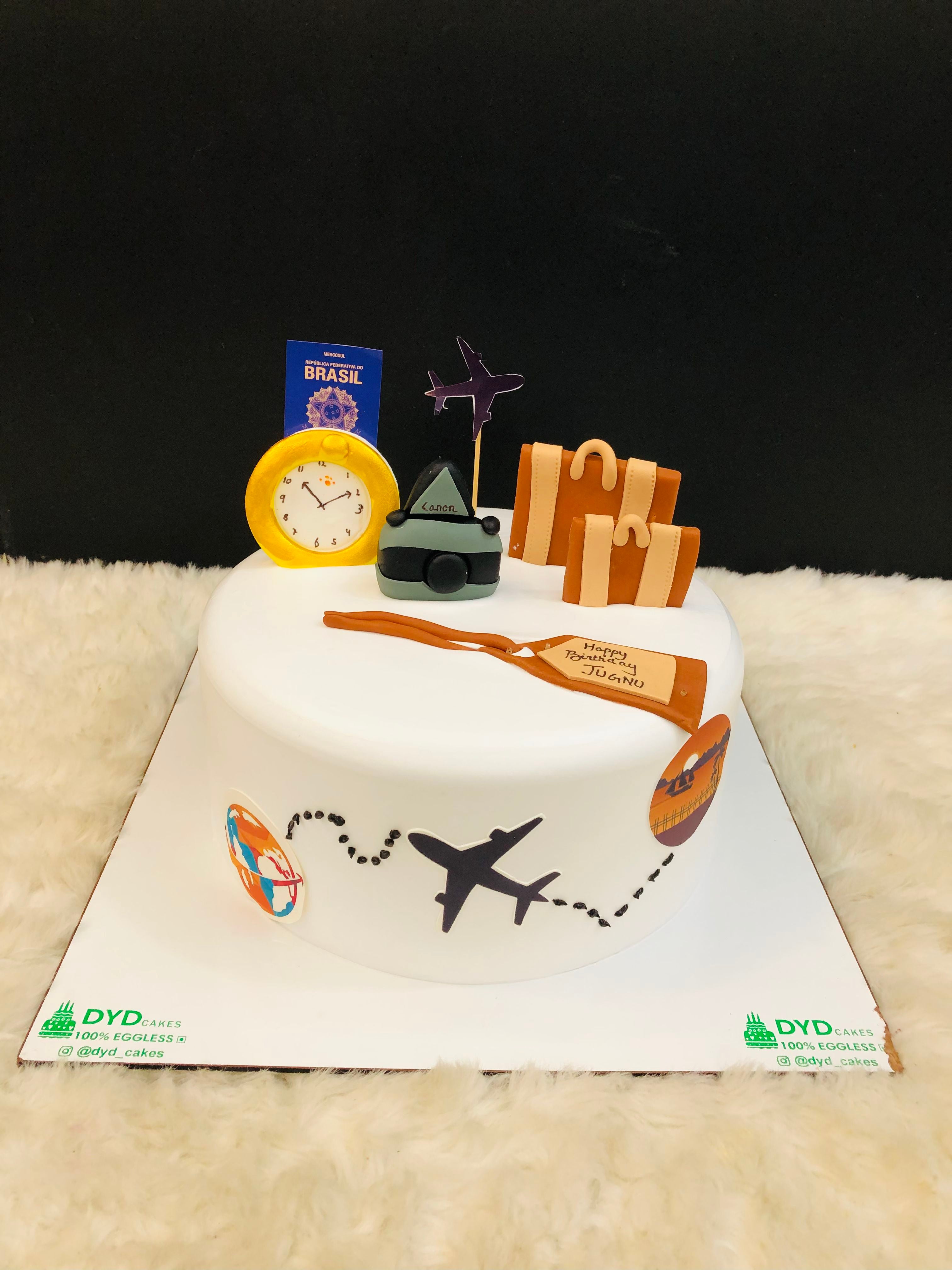 Travel Adventure Cake