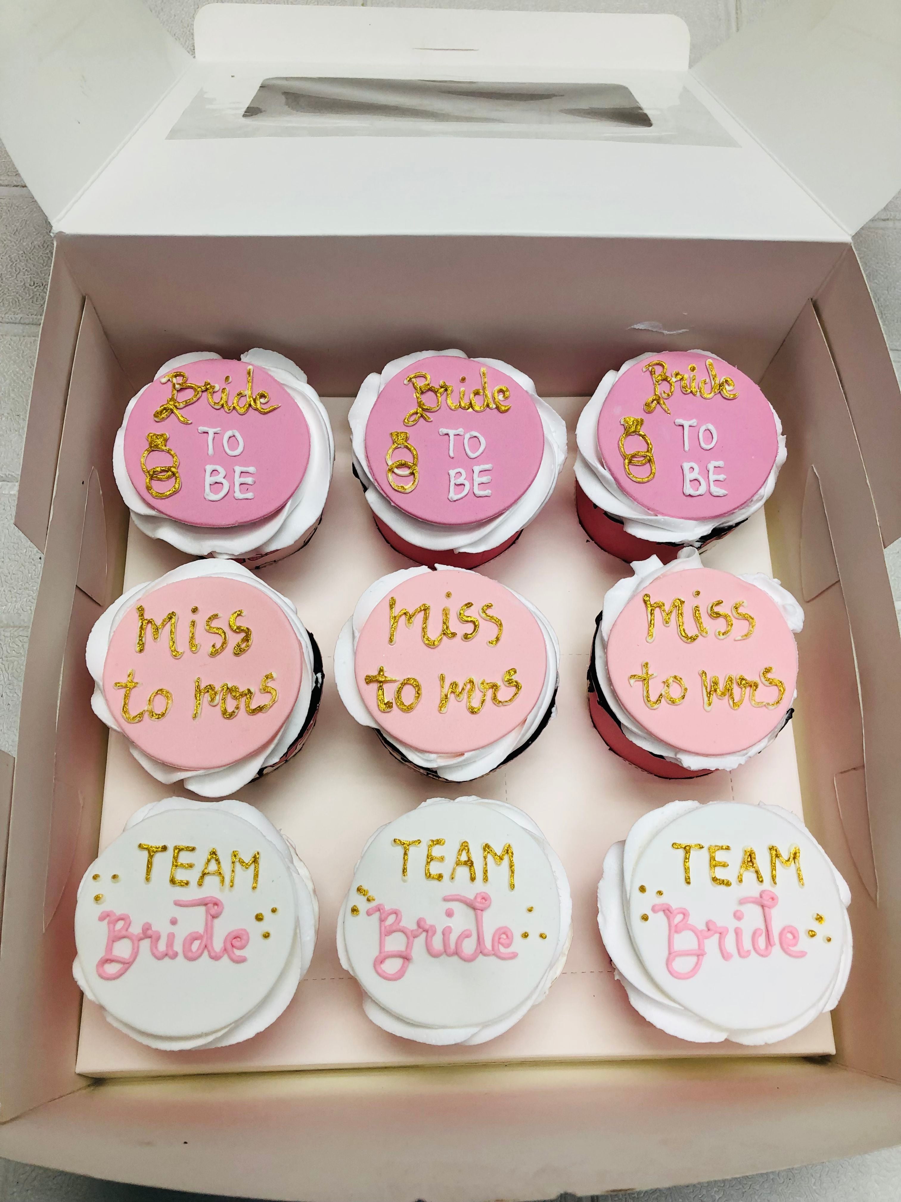 Bride To Be Cupcake Box