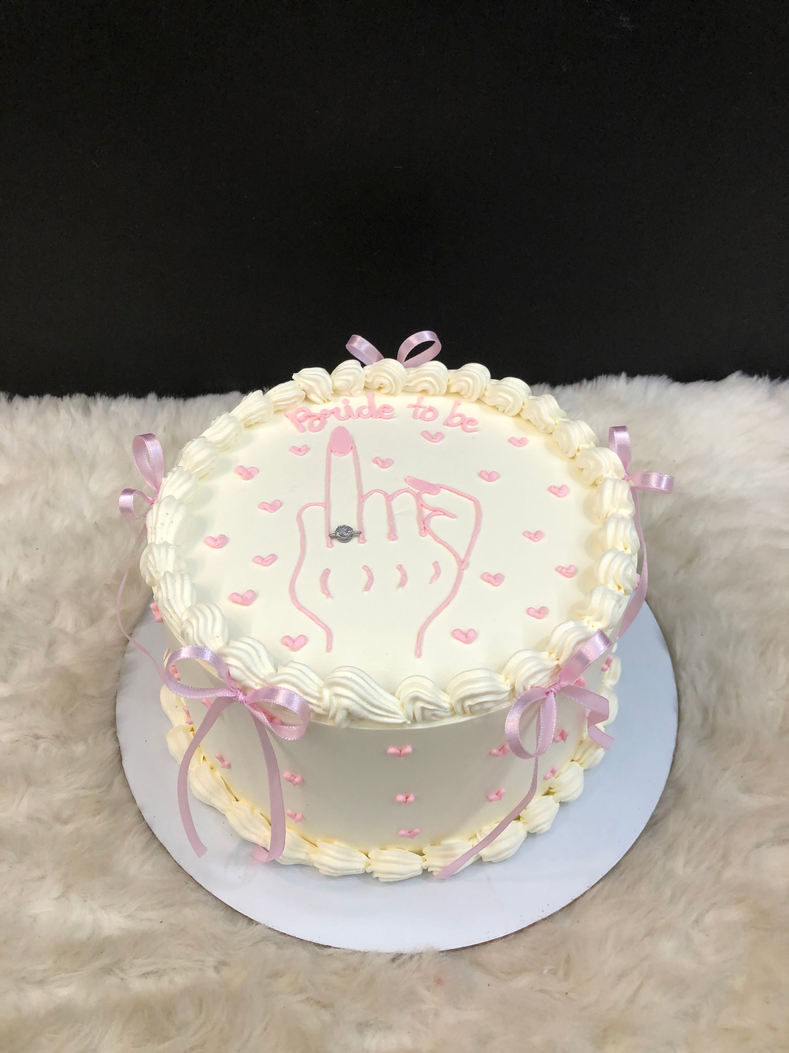 Bride To Be Engagement Cake