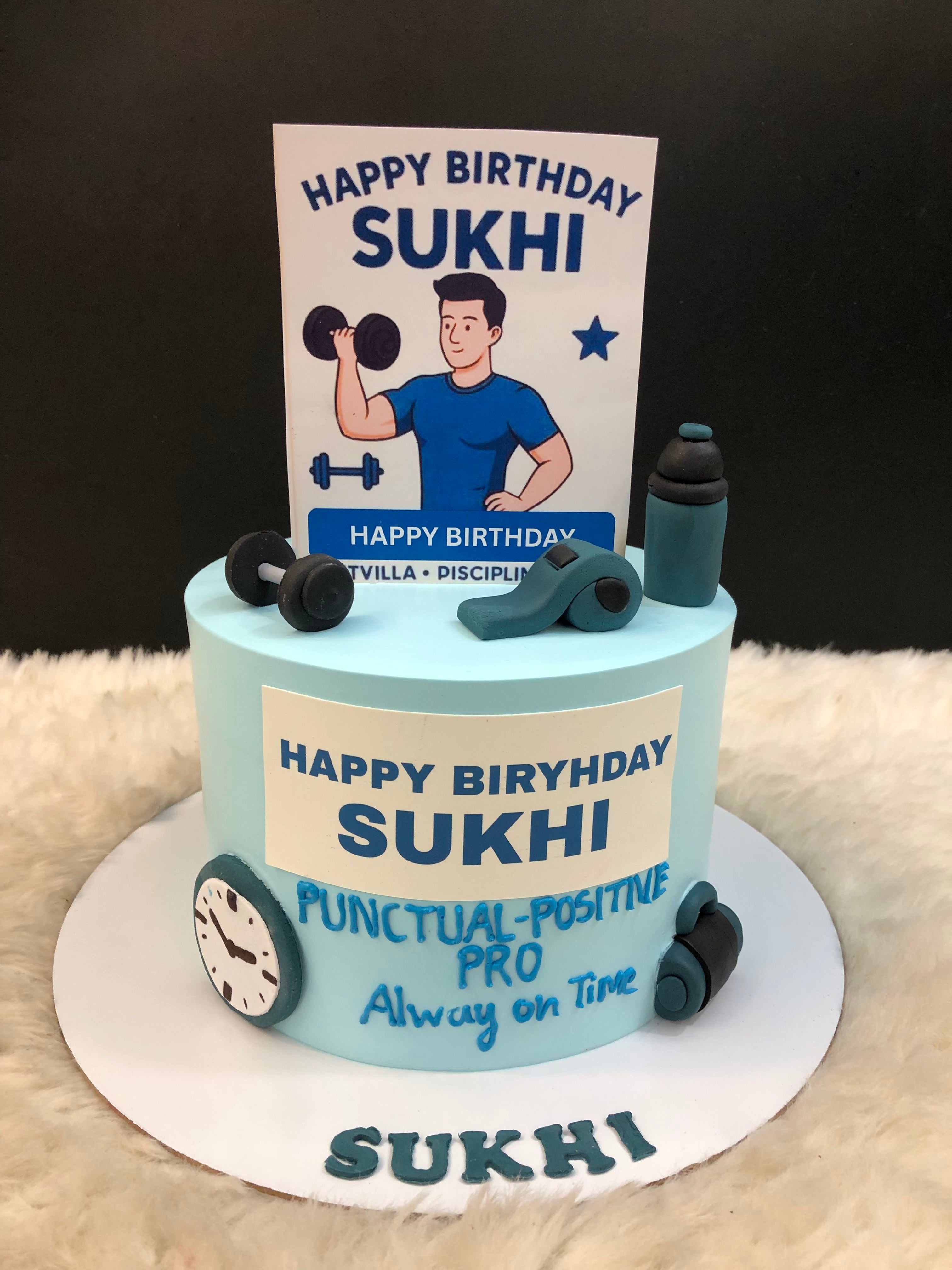 Fitness Discipline Cake