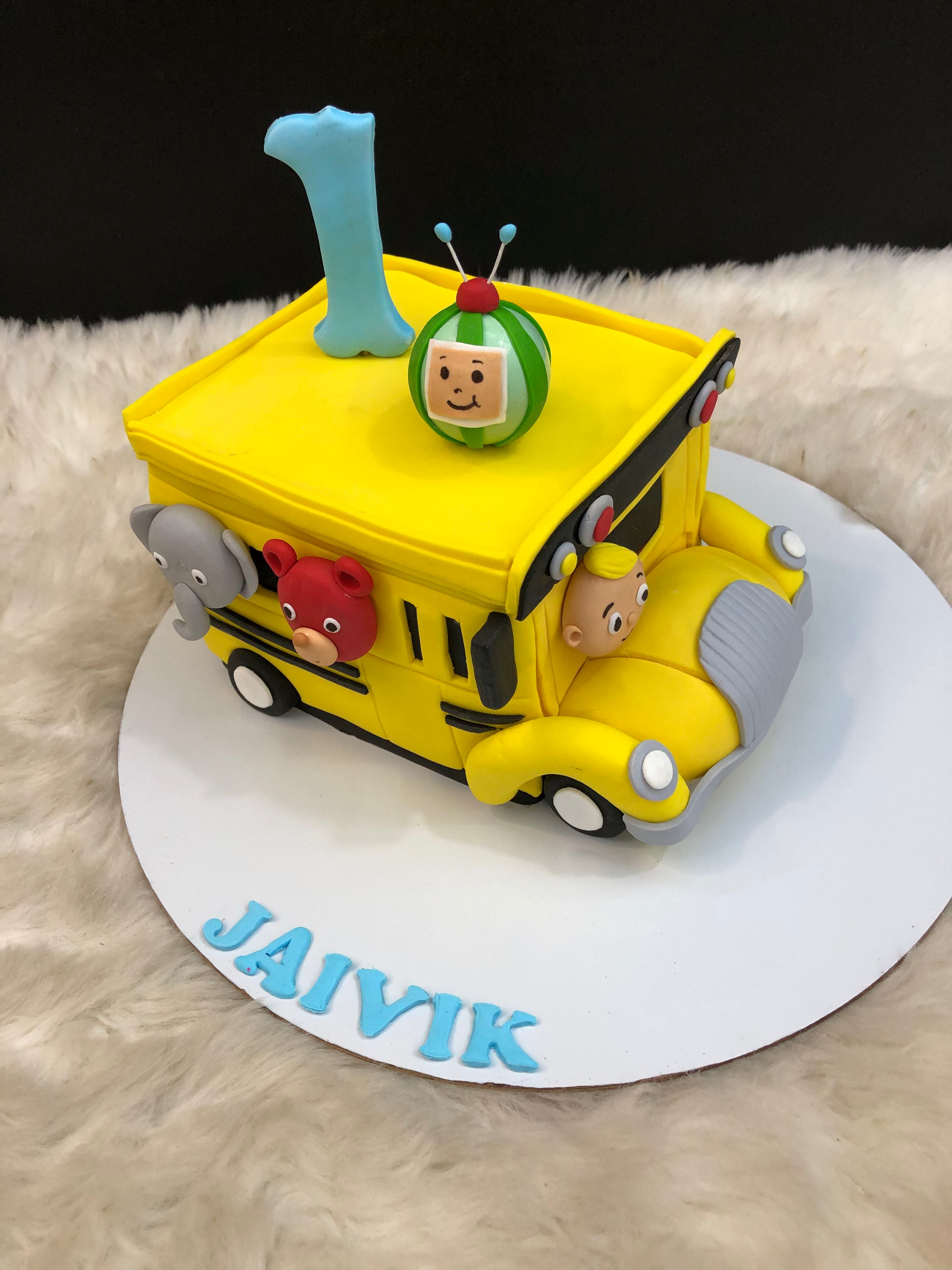 School Bus Cake