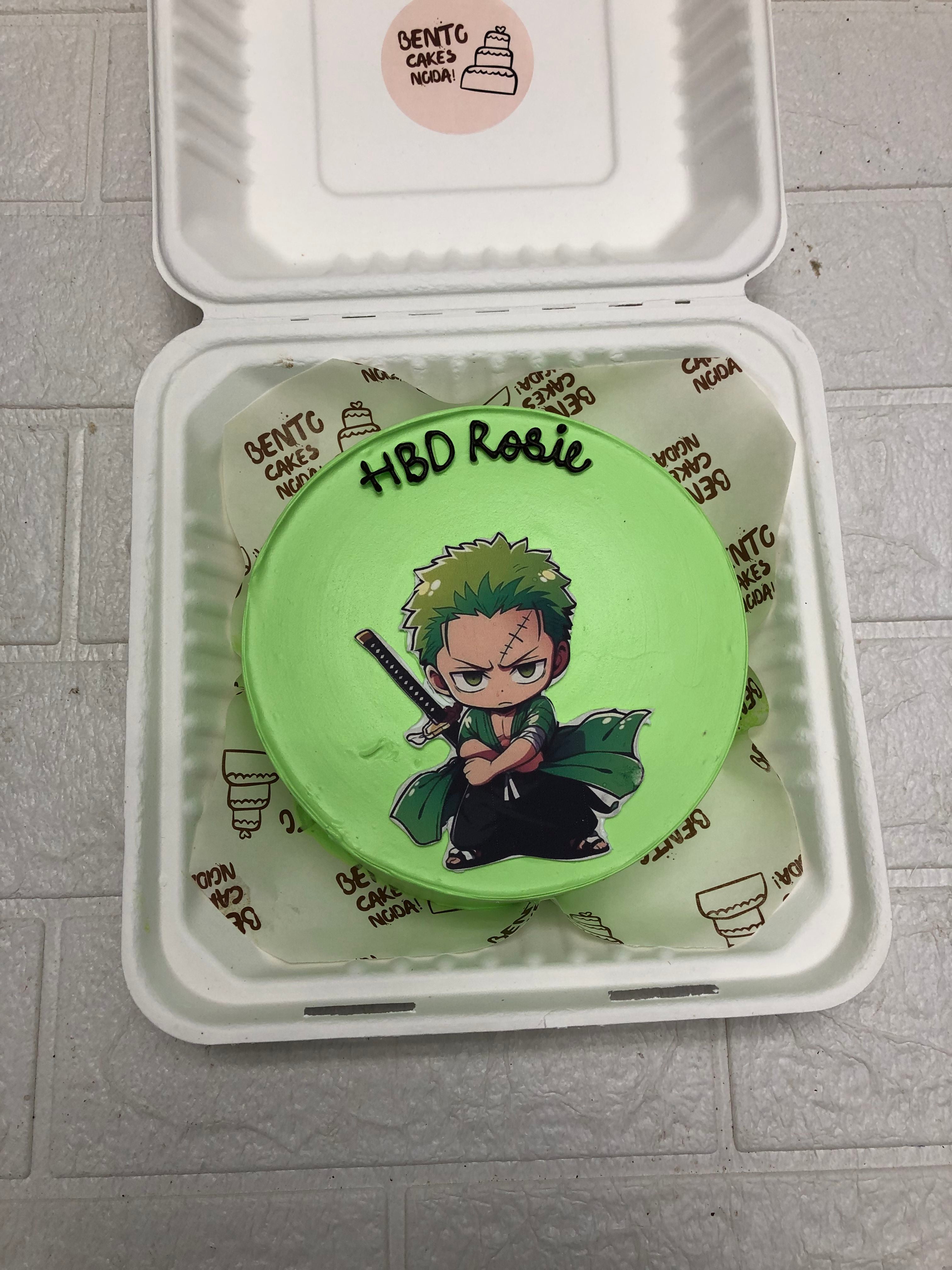 ZORO Birthday Bento Cake