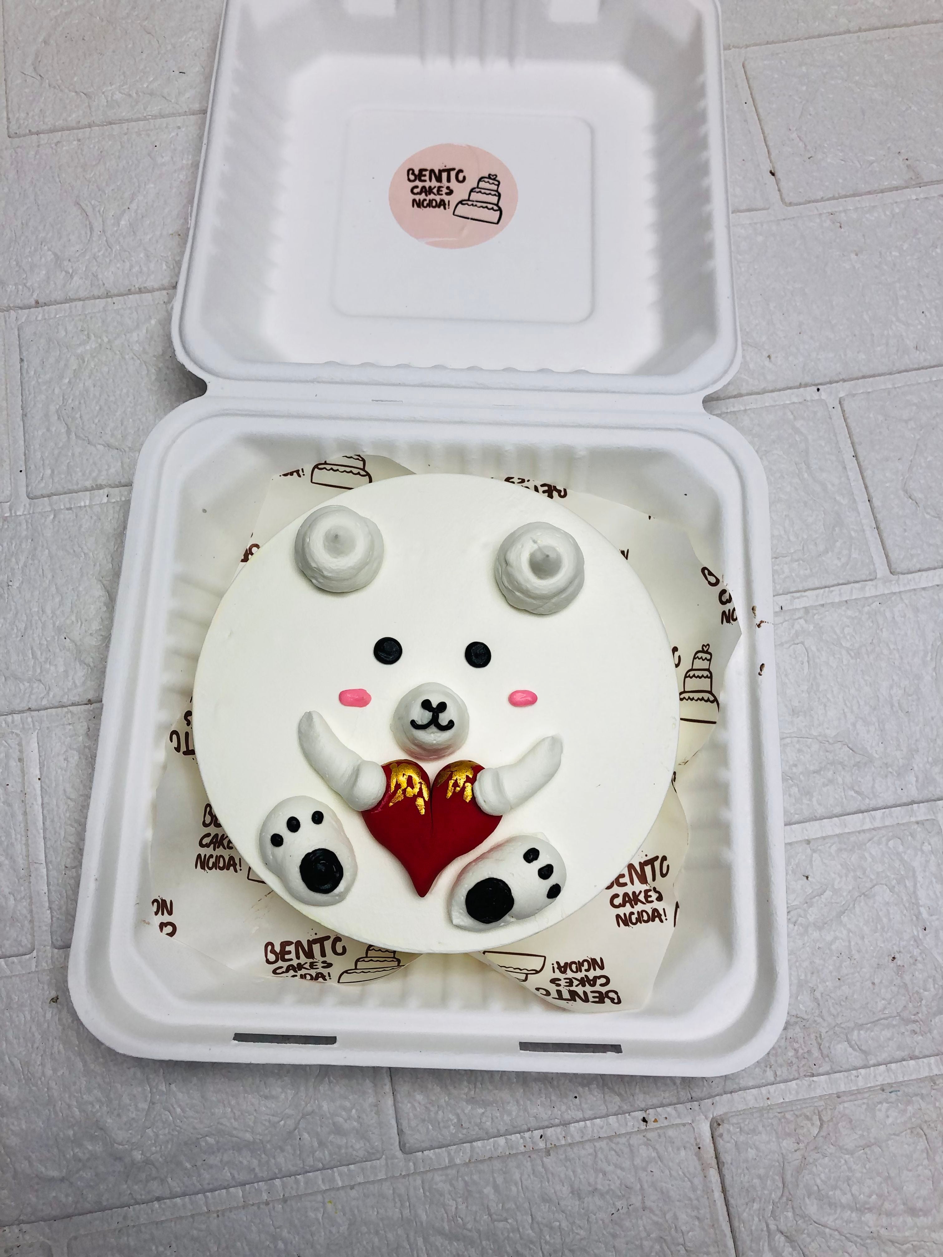 Cute Bear Bento Cake