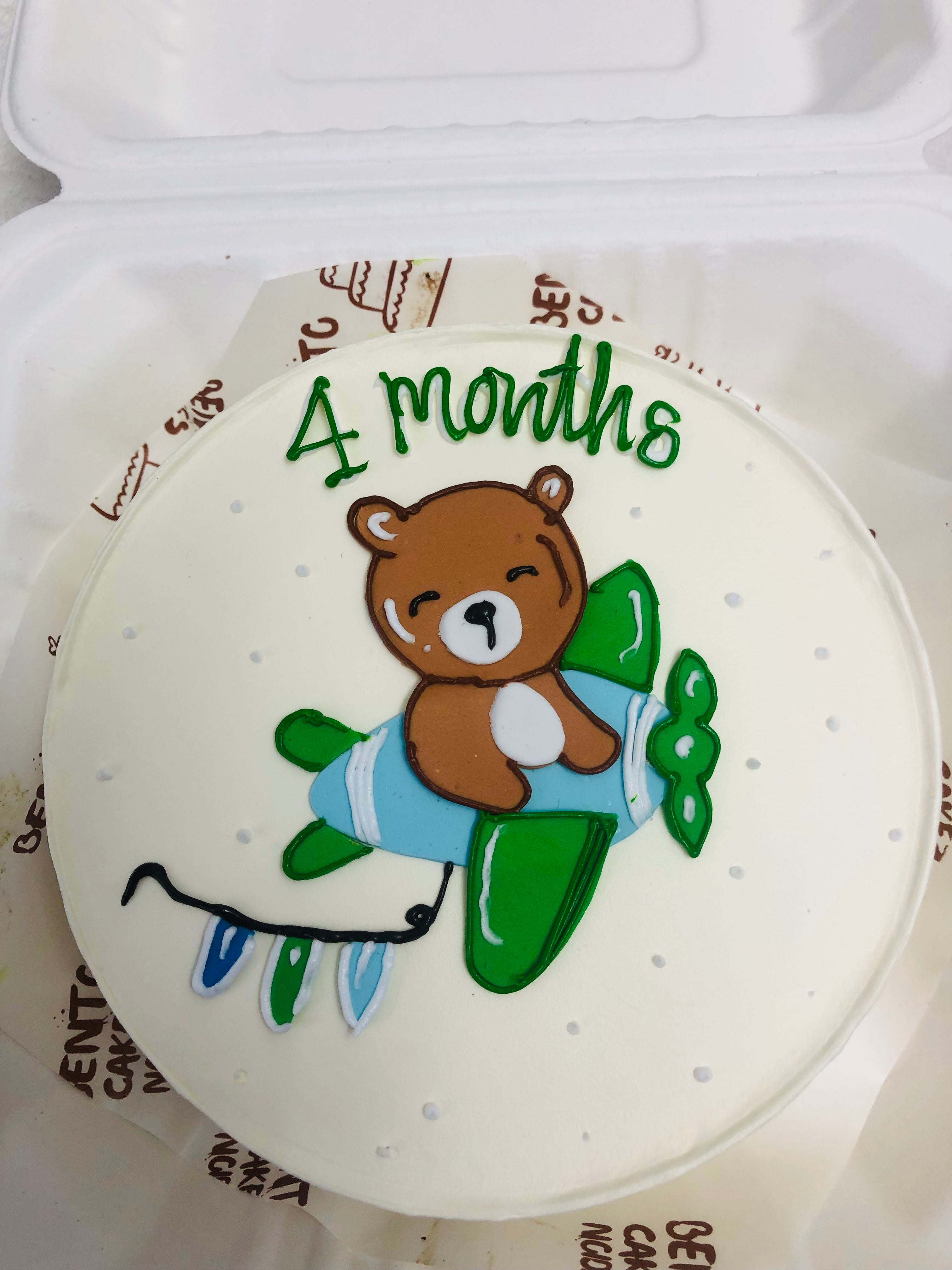 4-Month Baby Bento Cake