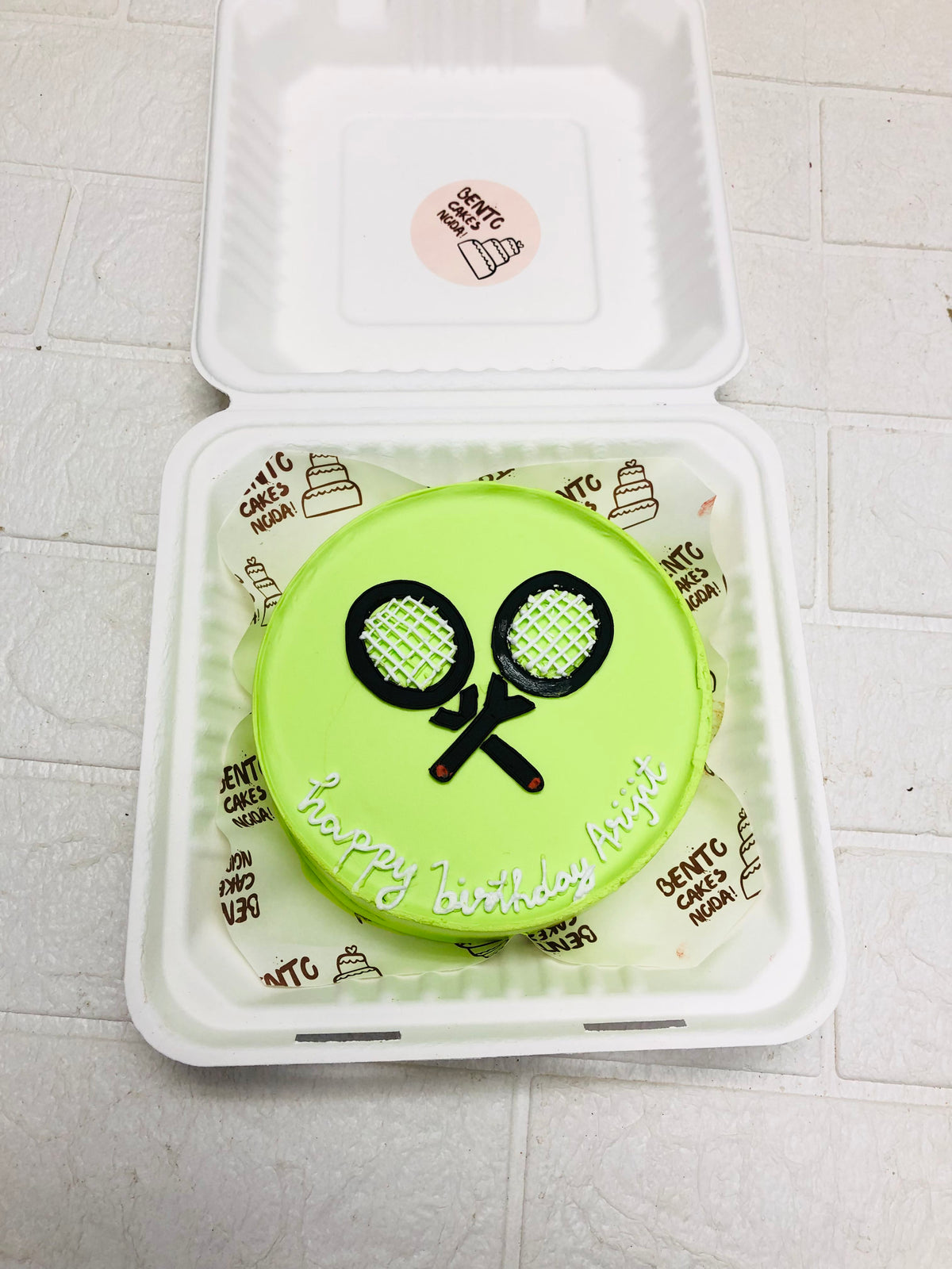 Tennis-Themed Birthday Bento