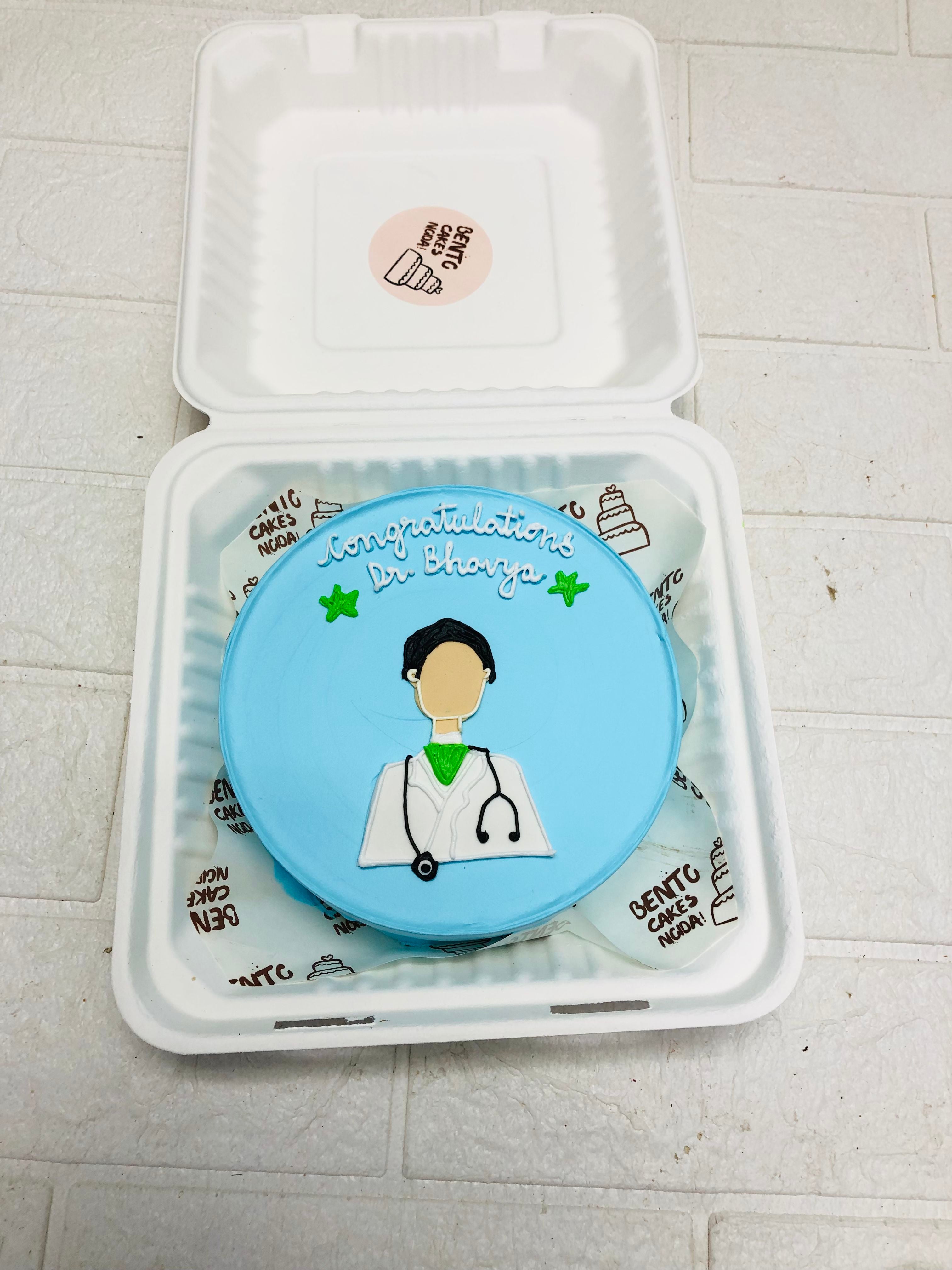 Doctor Graduation Bento Cake