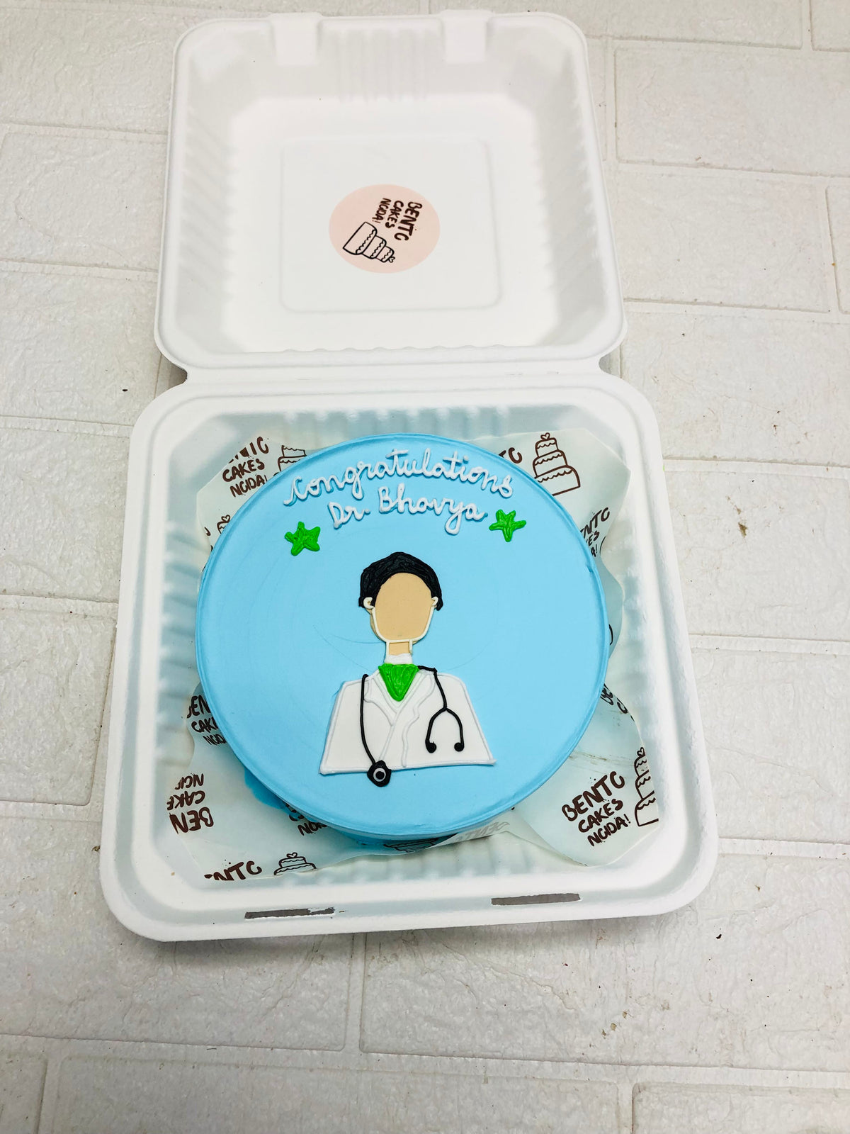 Doctor Graduation Bento Cake
