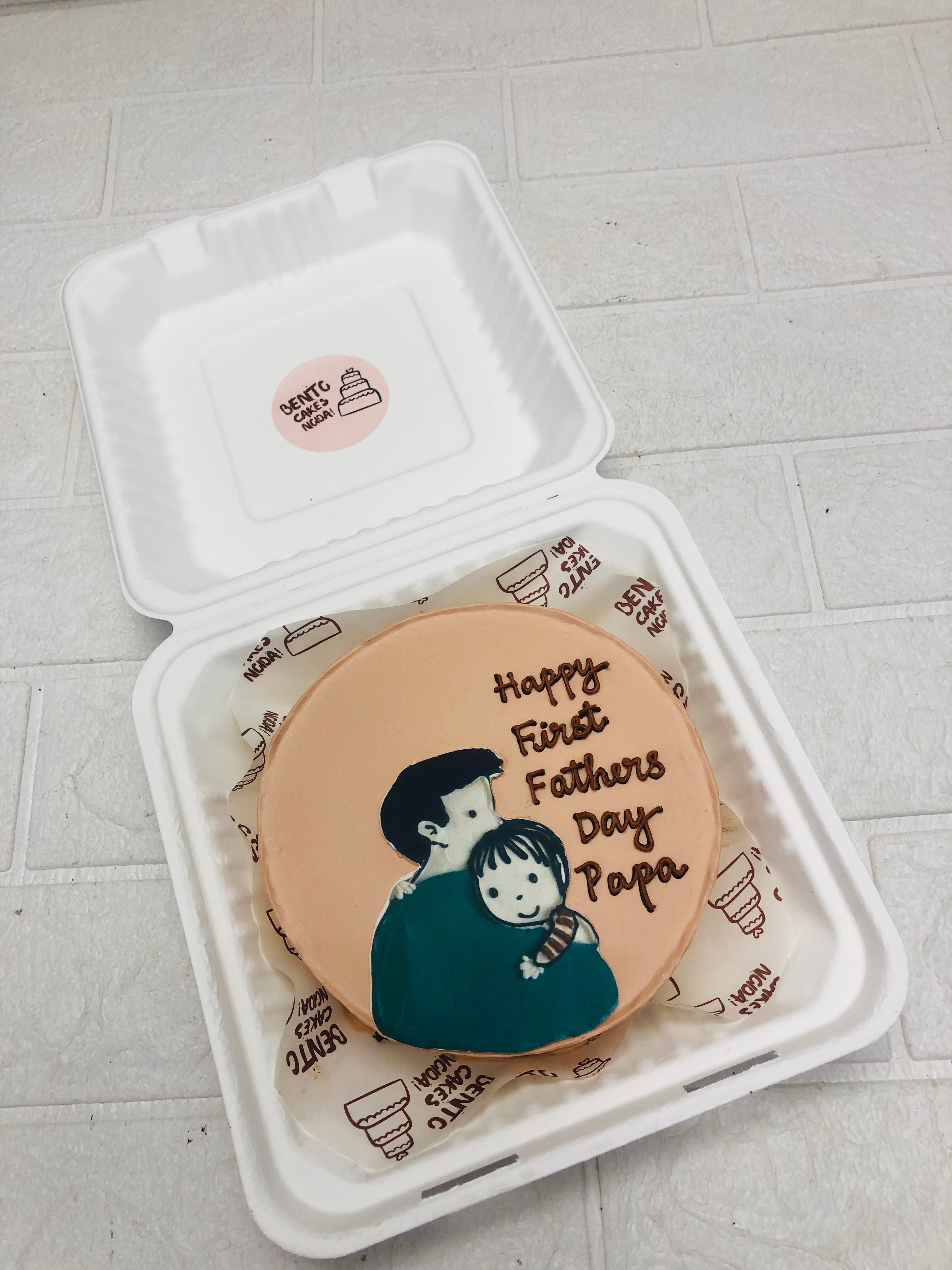 First Father’s Day Bento Cake