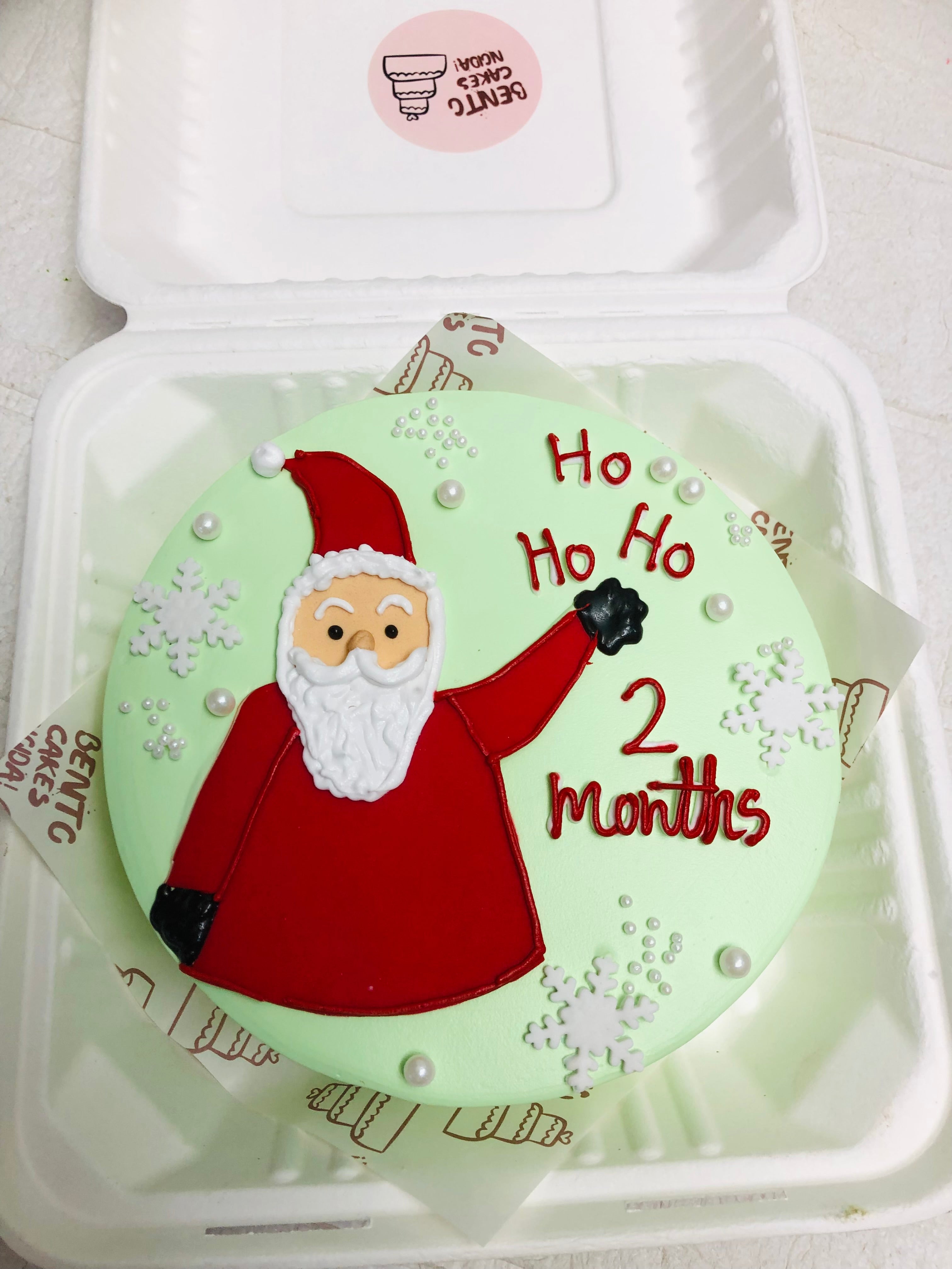 Santa Claus Bento Cake – Christmas Celebration