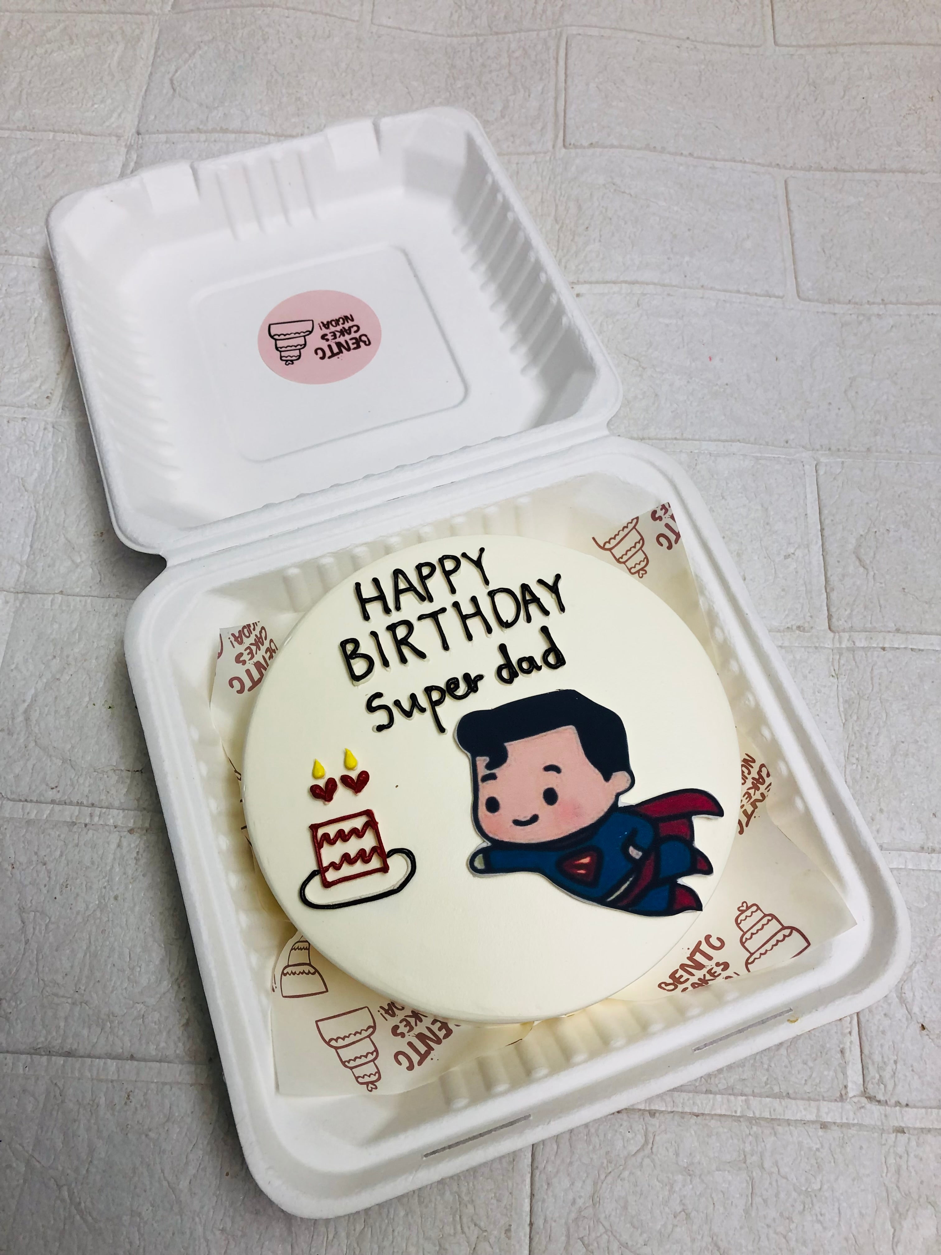 Super Dad Bento Cake