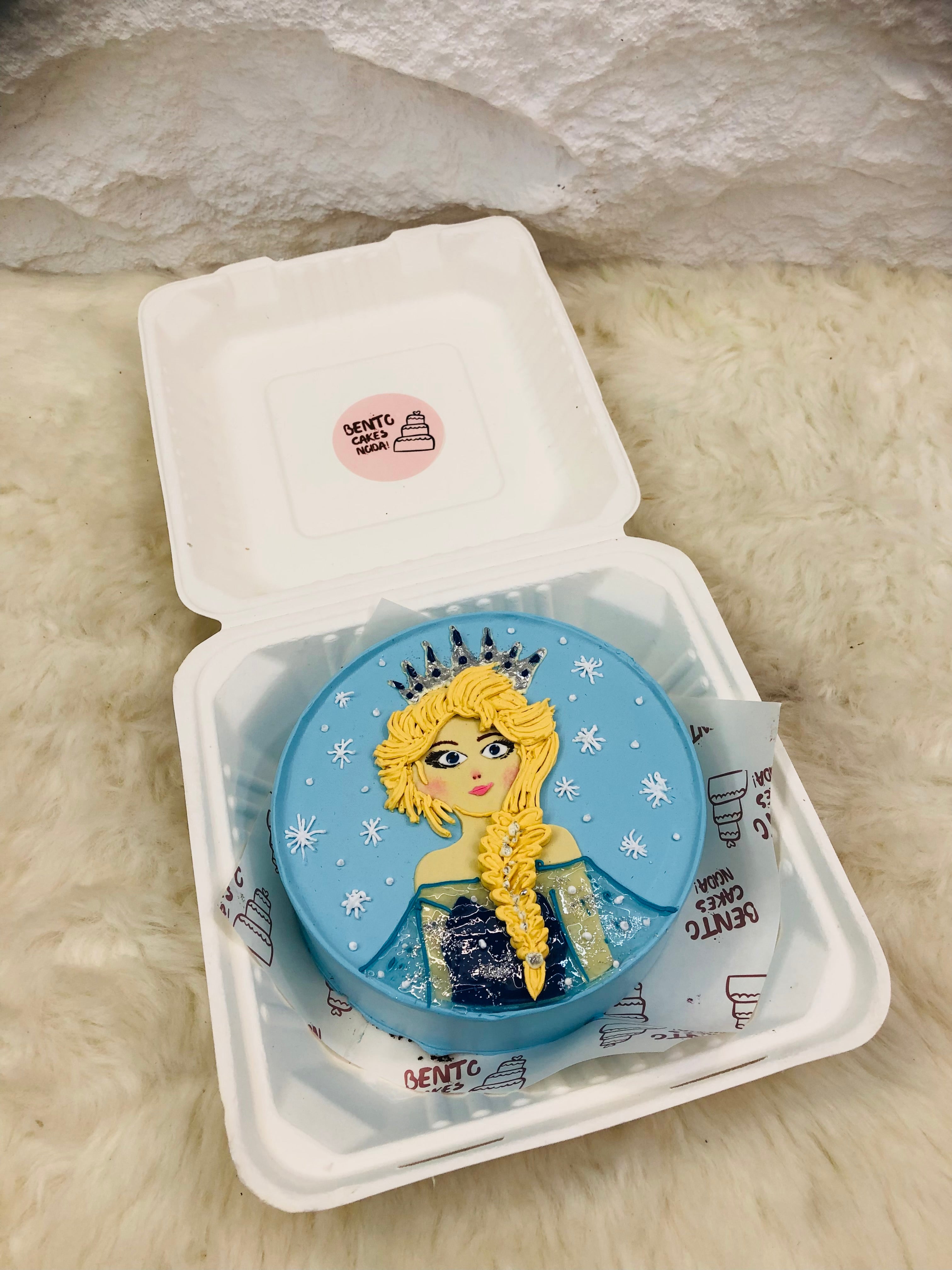Frozen Elsa Bento Cake – Princess Birthday Special