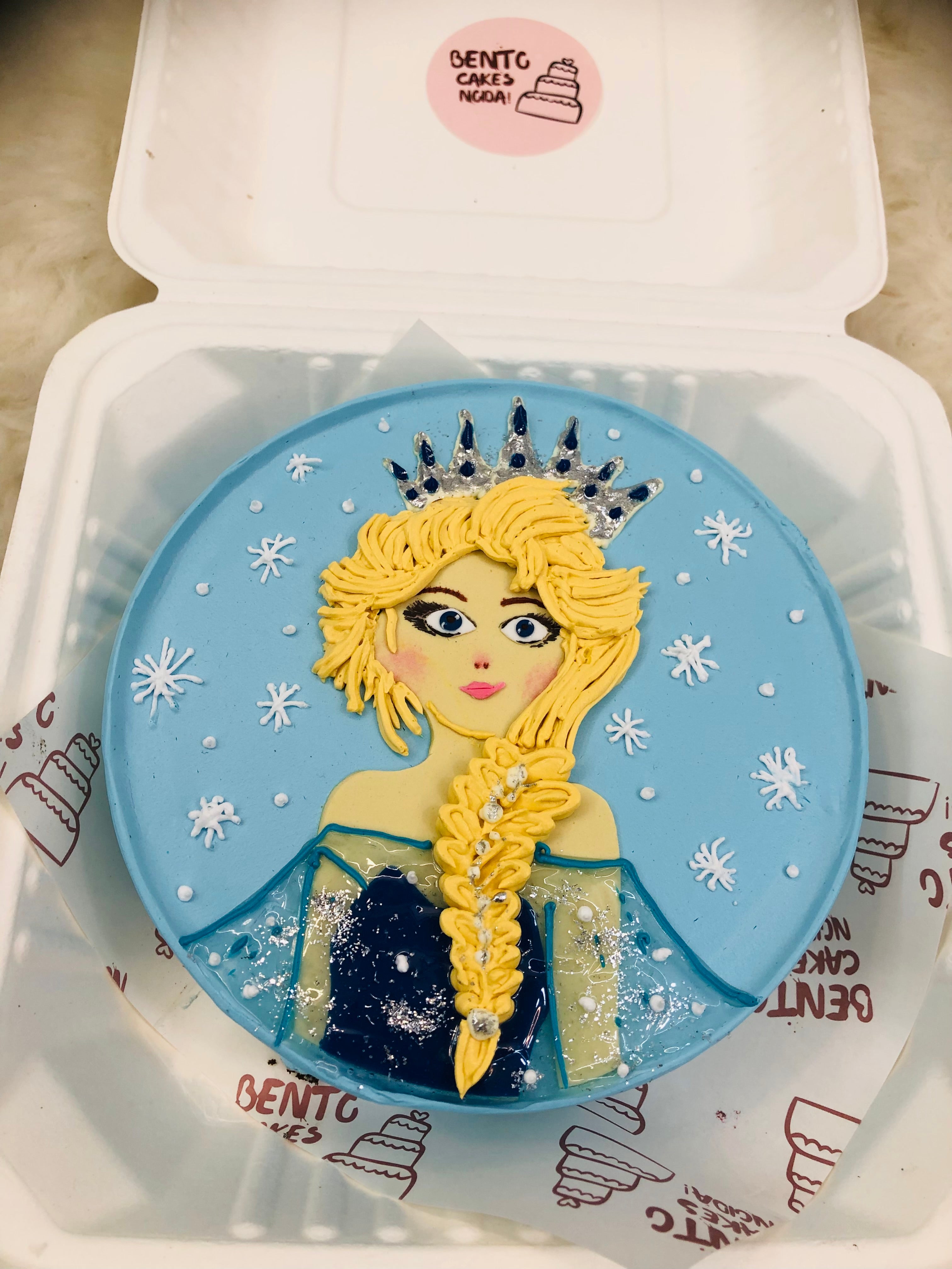 Frozen Elsa Bento Cake – Princess Birthday Special