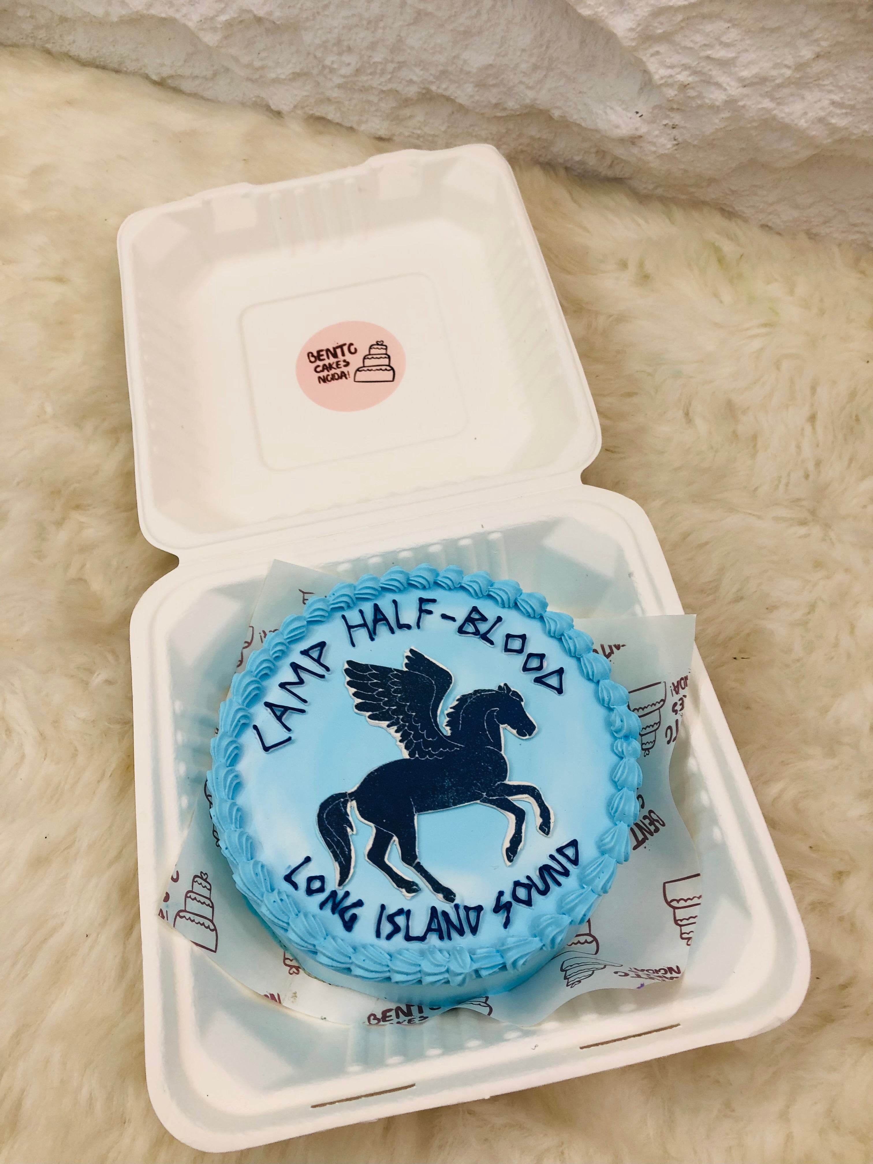Camp Half‑Blood Bento Cake – Percy Jackson Inspired