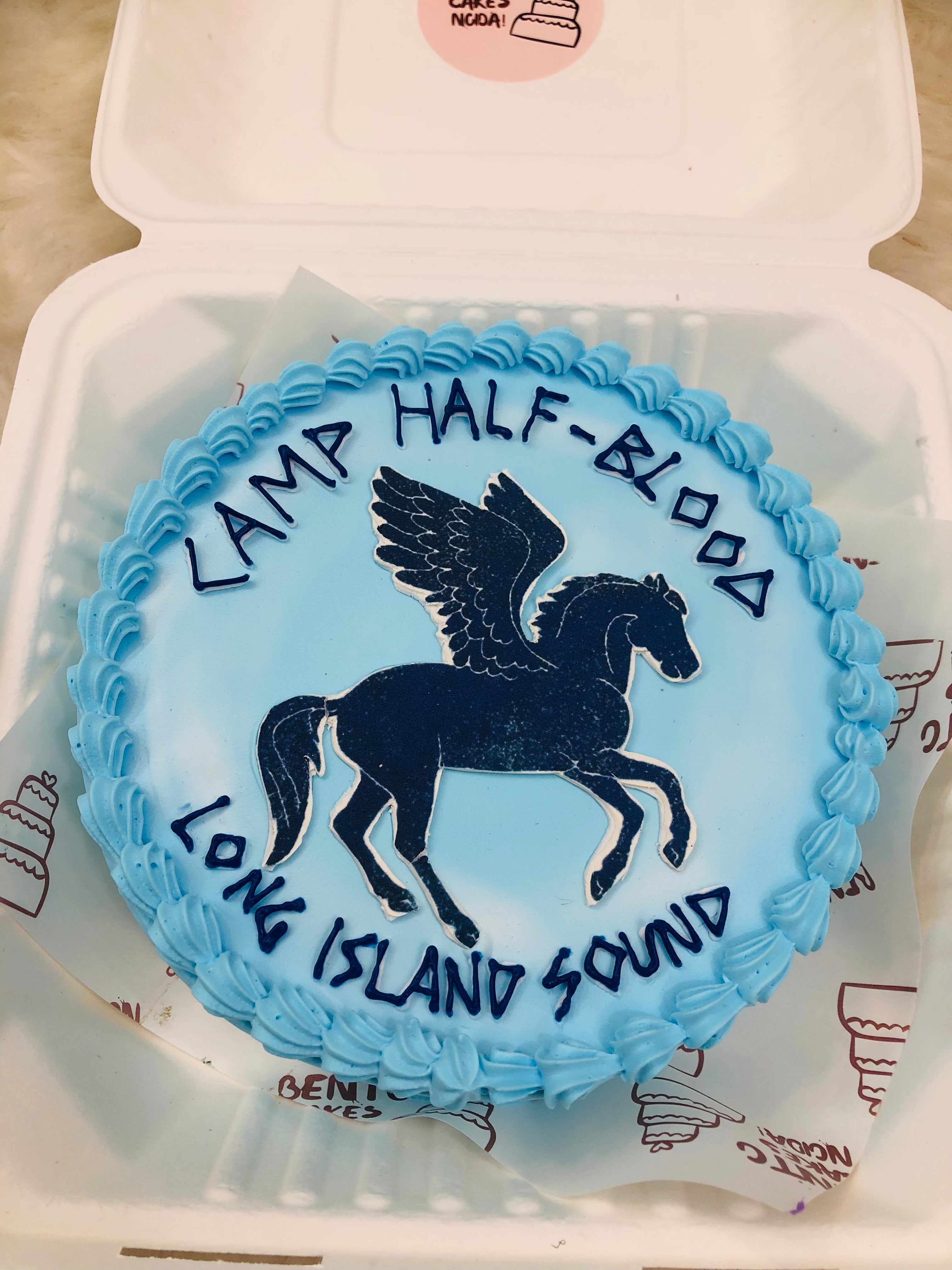 Camp Half‑Blood Bento Cake – Percy Jackson Inspired