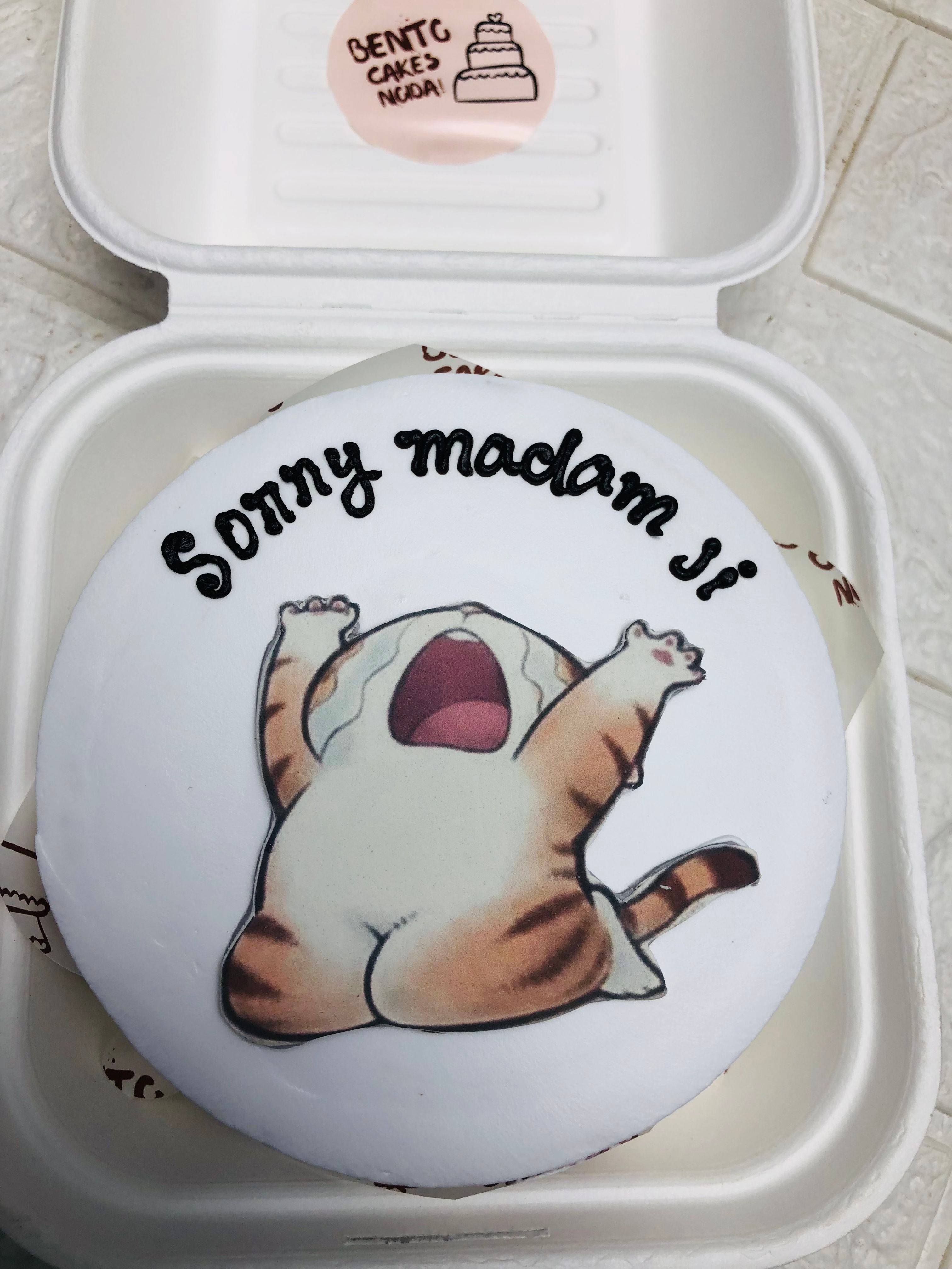 Cartoon Cat theme cake