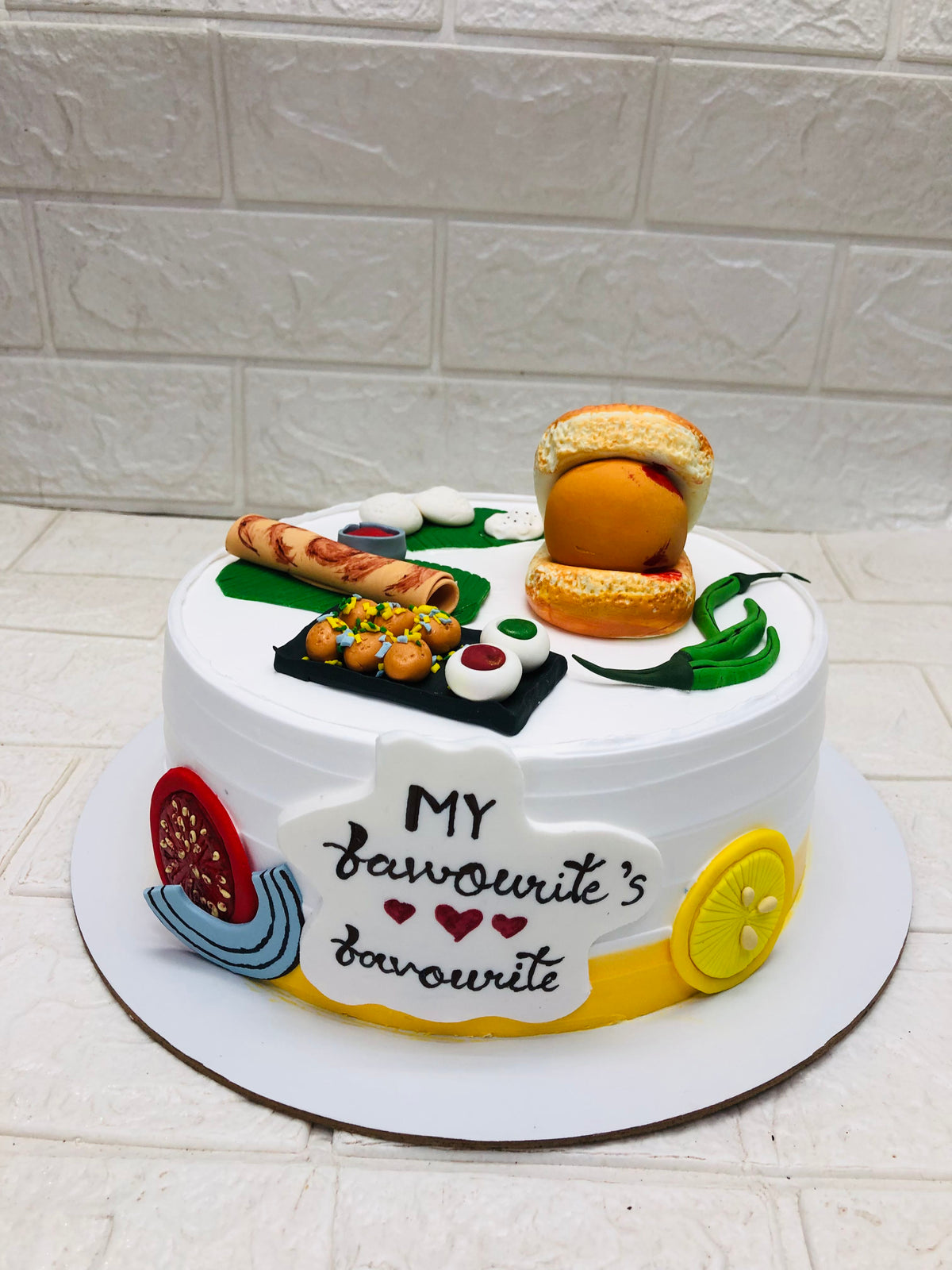 Indian Street Food Cake