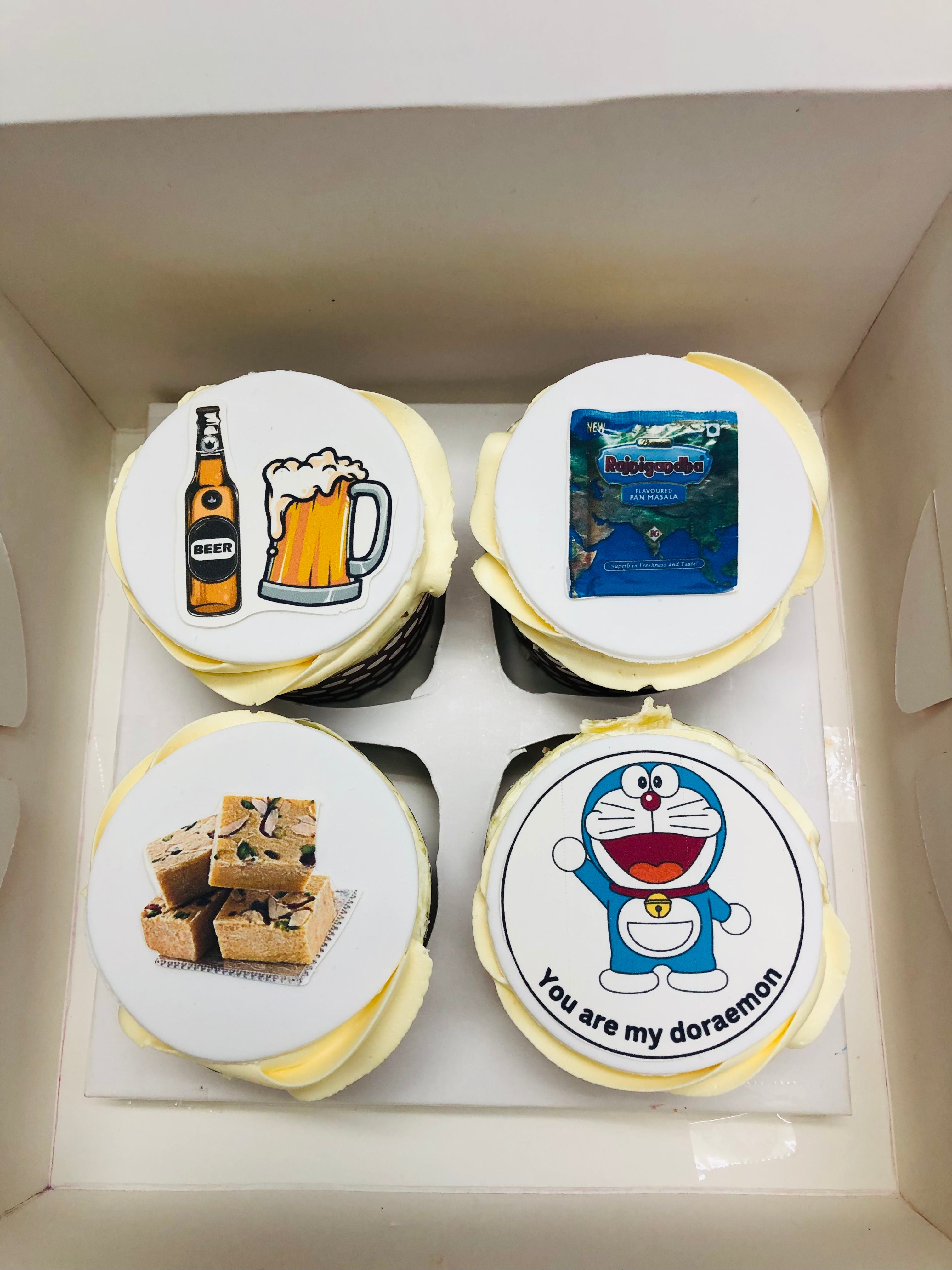 Snack & Sentiment Cupcake Box