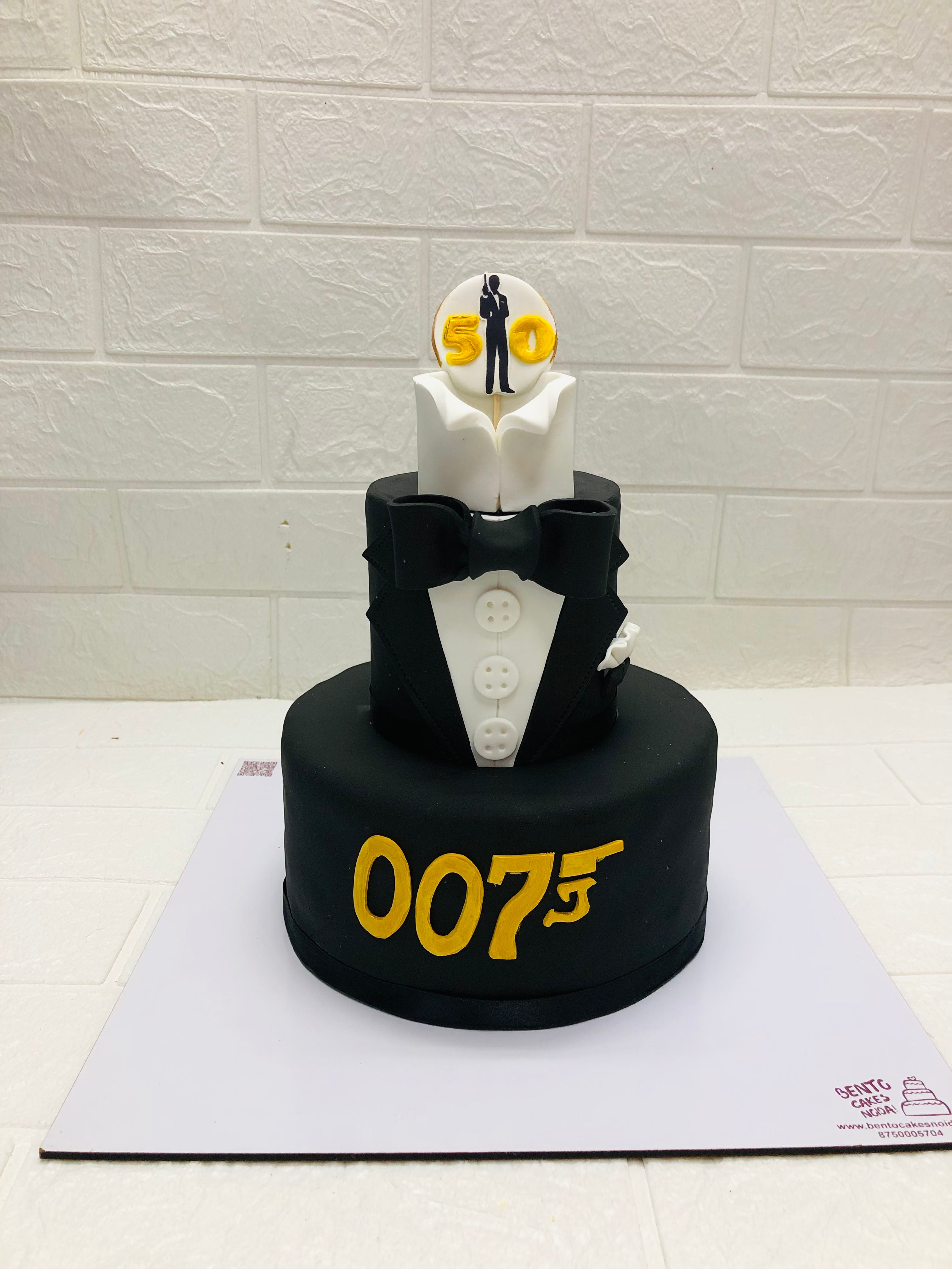 James Bond 007 Birthday Cake