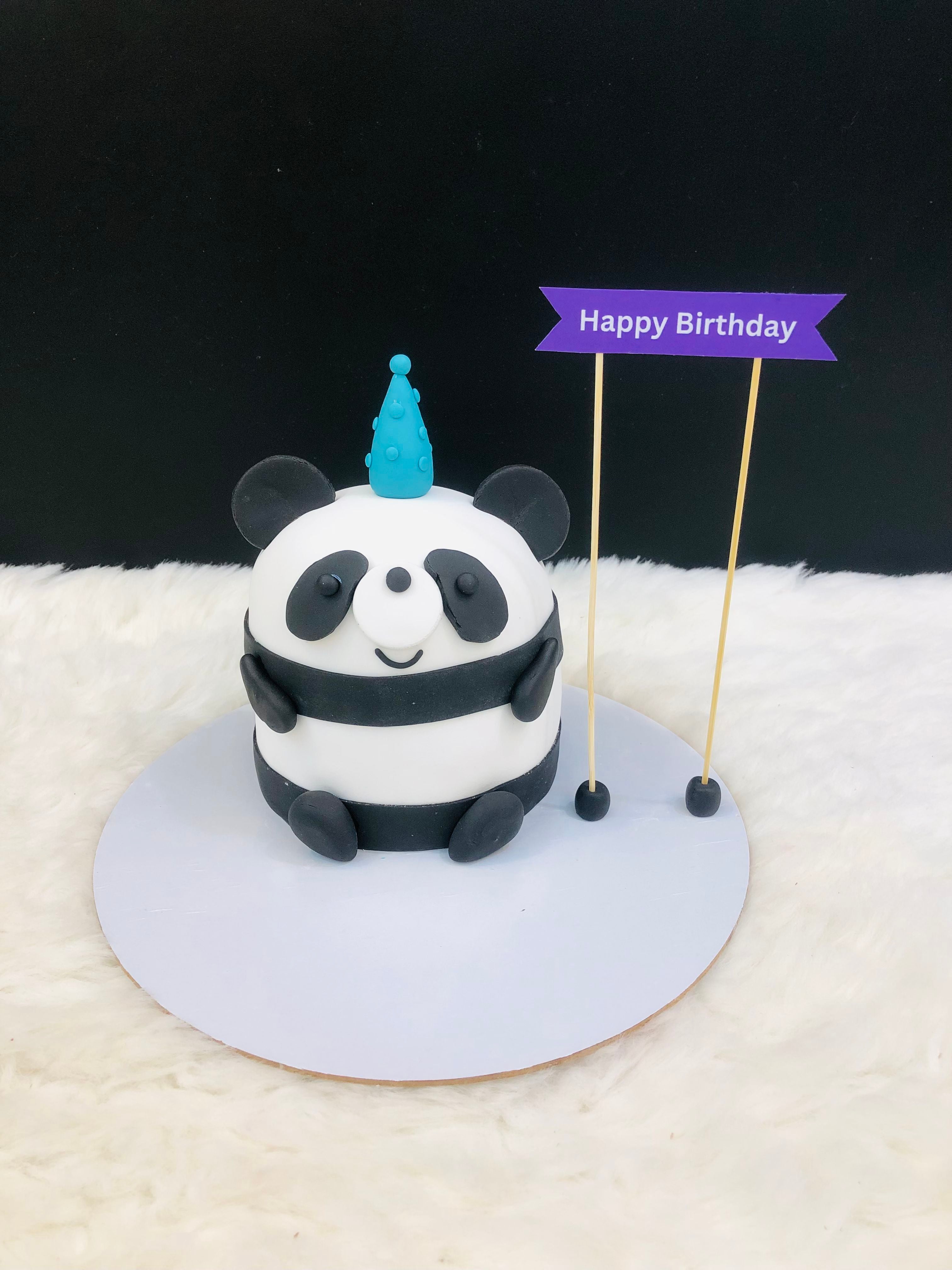 Panda Birthday Cake