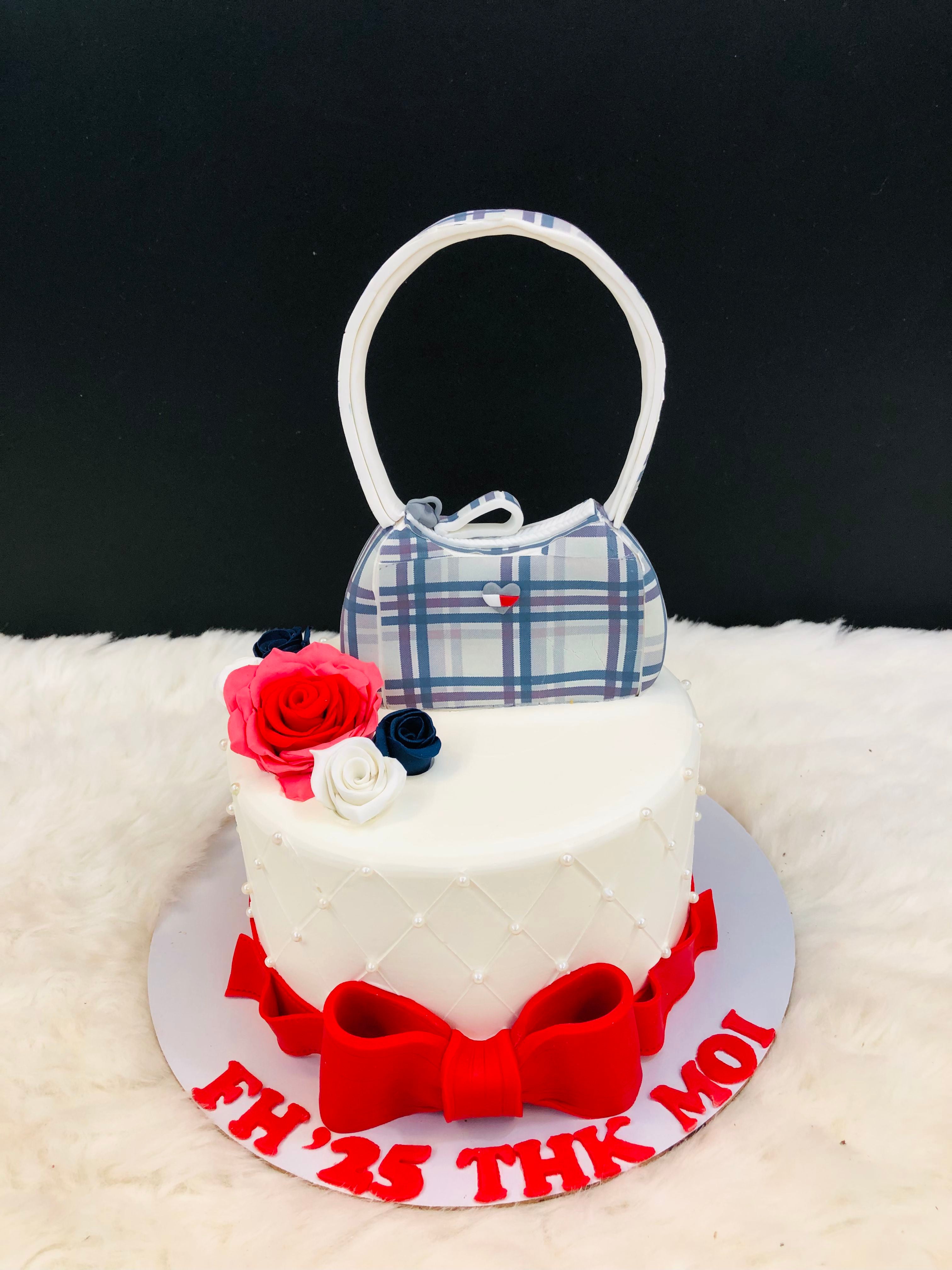 Handbag & Bow Celebration Cake