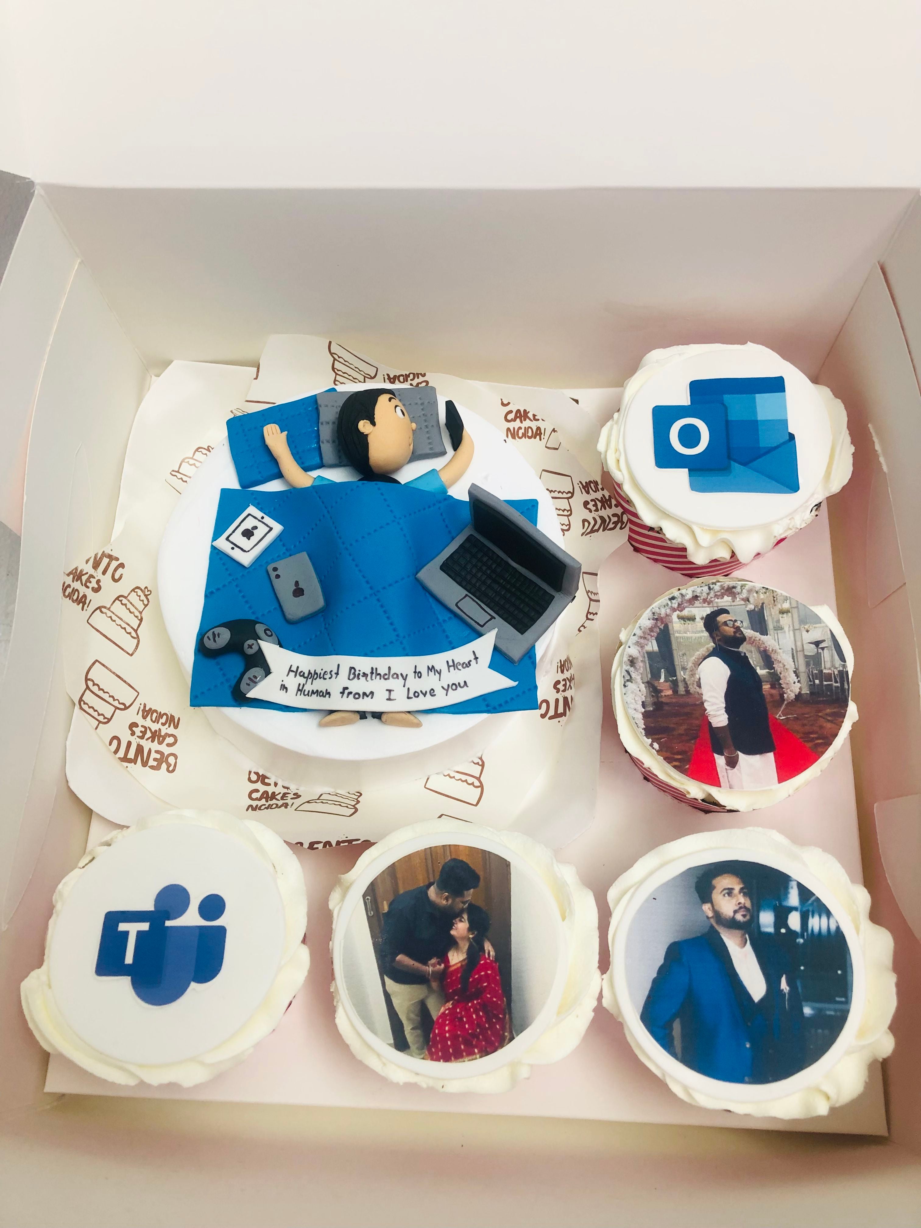 Work-from-Home Birthday Cake