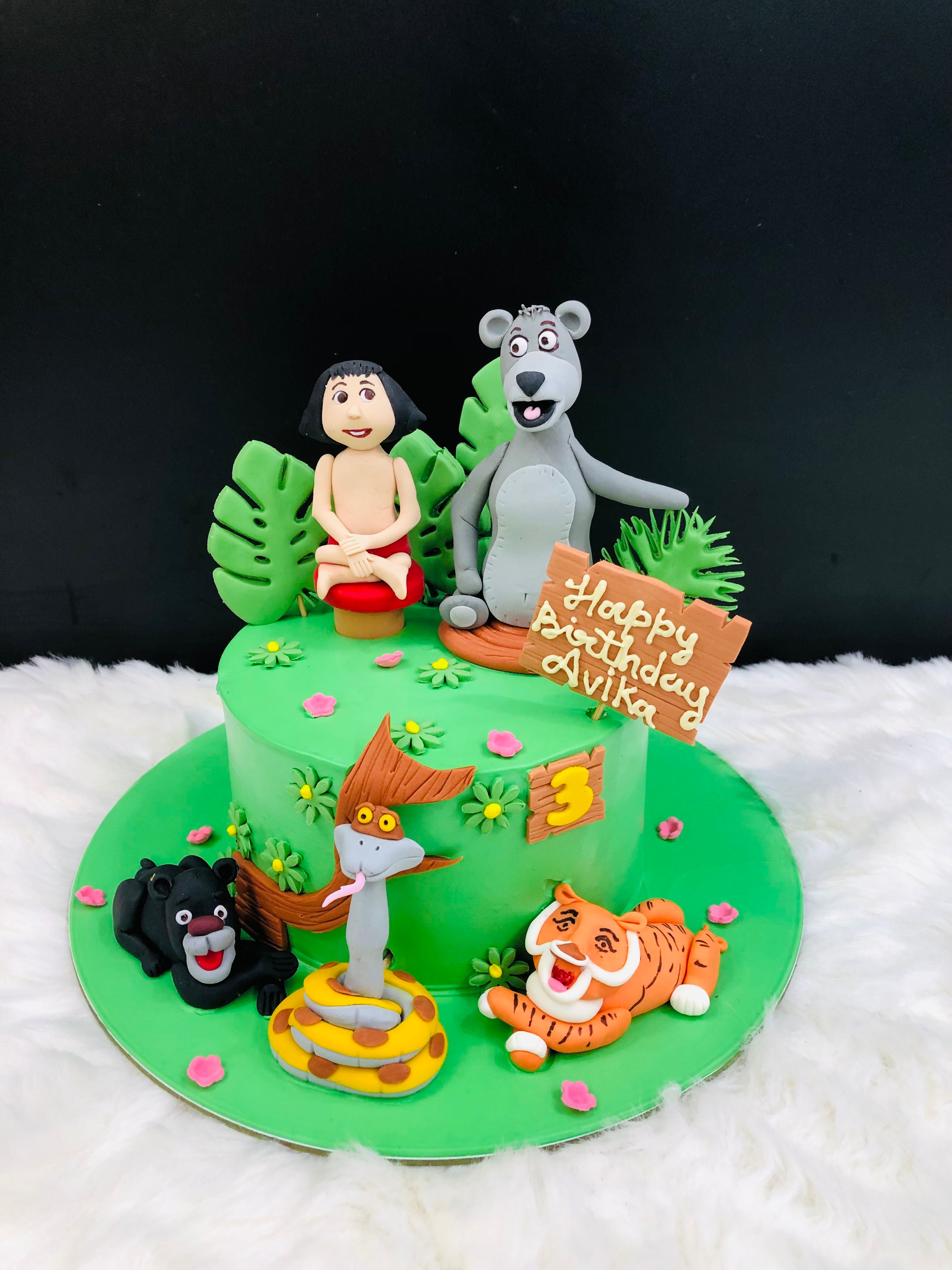 Jungle Book Birthday Cake