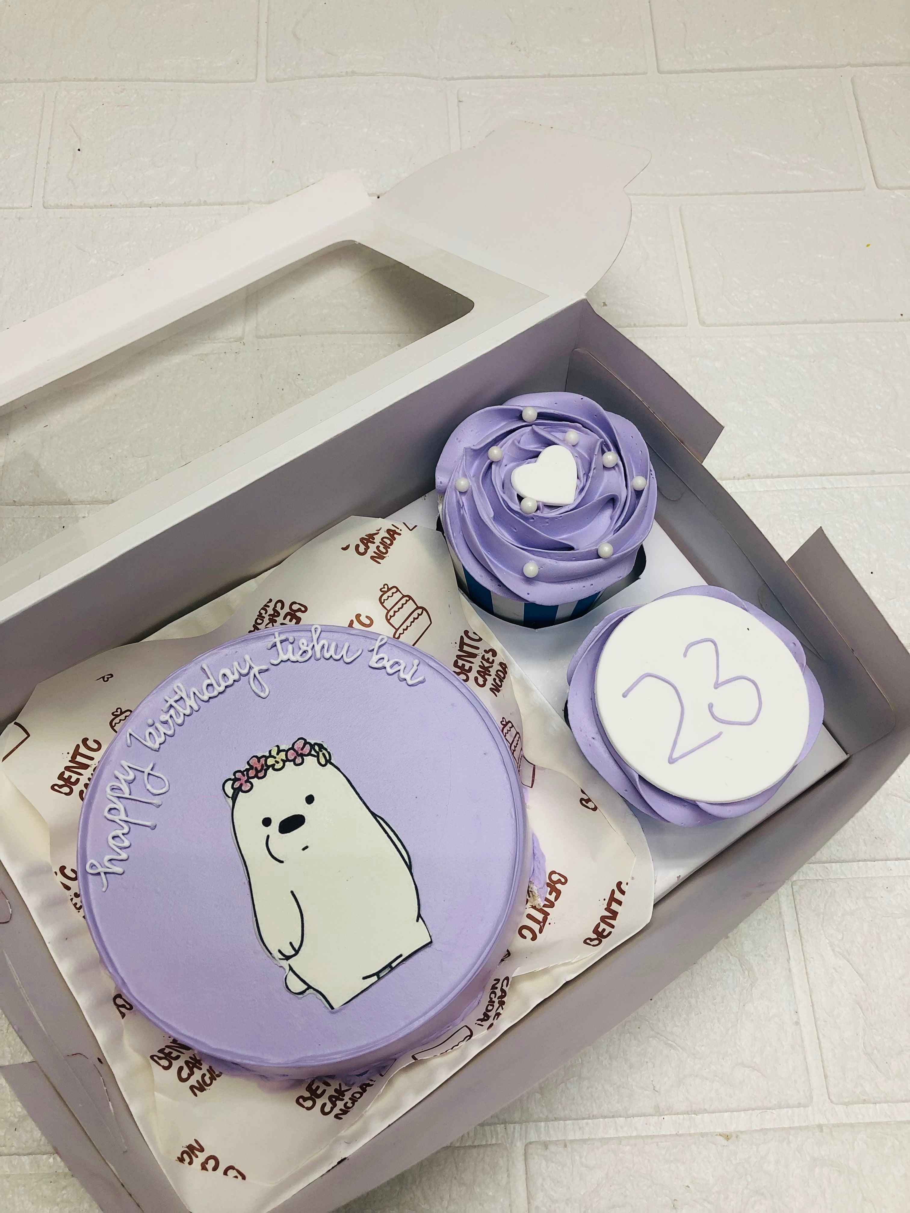 Lavender Birthday Dessert Box