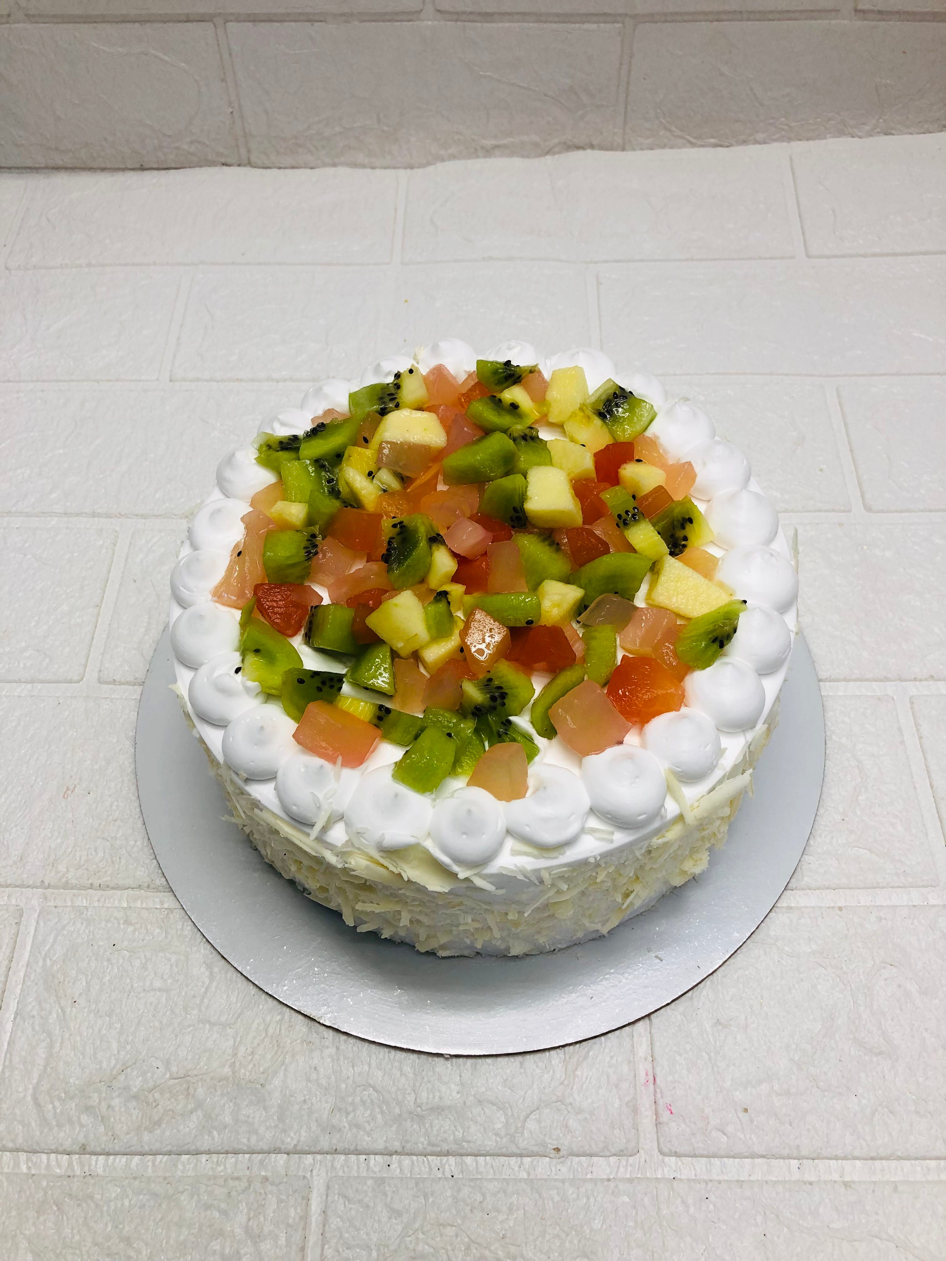 Fresh Fruit Celebration Cake