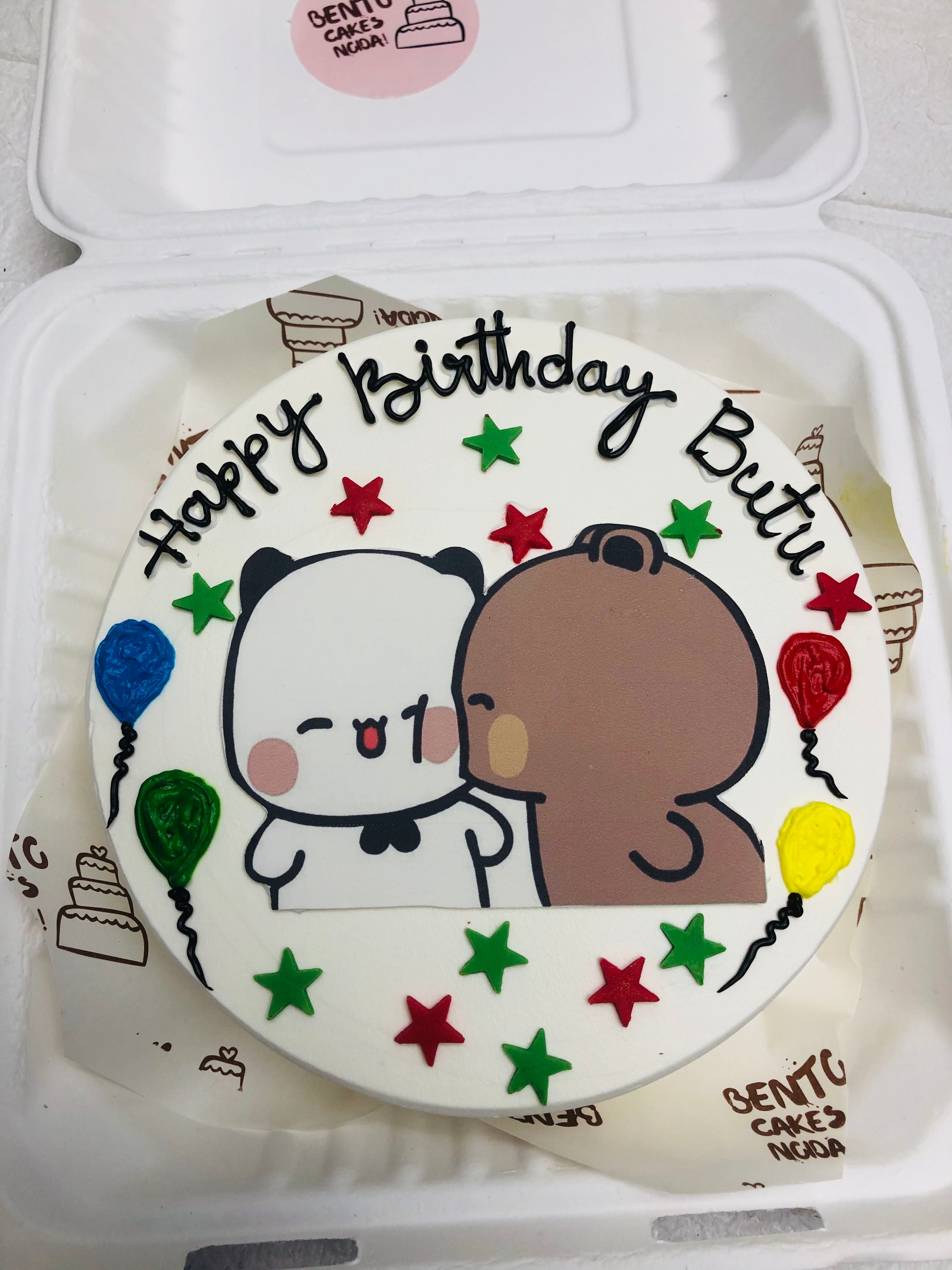 bubu dudu Kiss Bento Cake