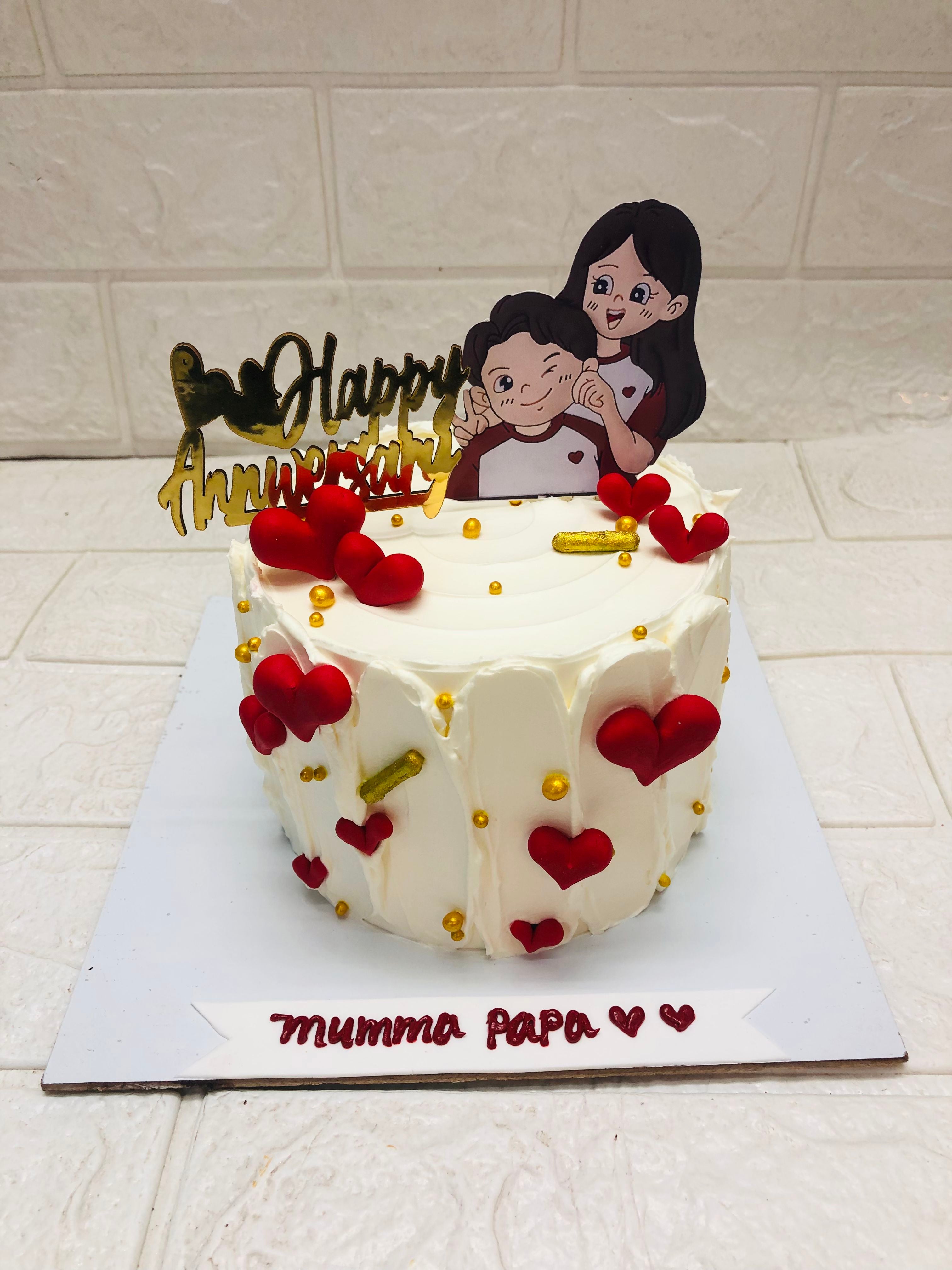 Anniversary Cake for Mumma Papa