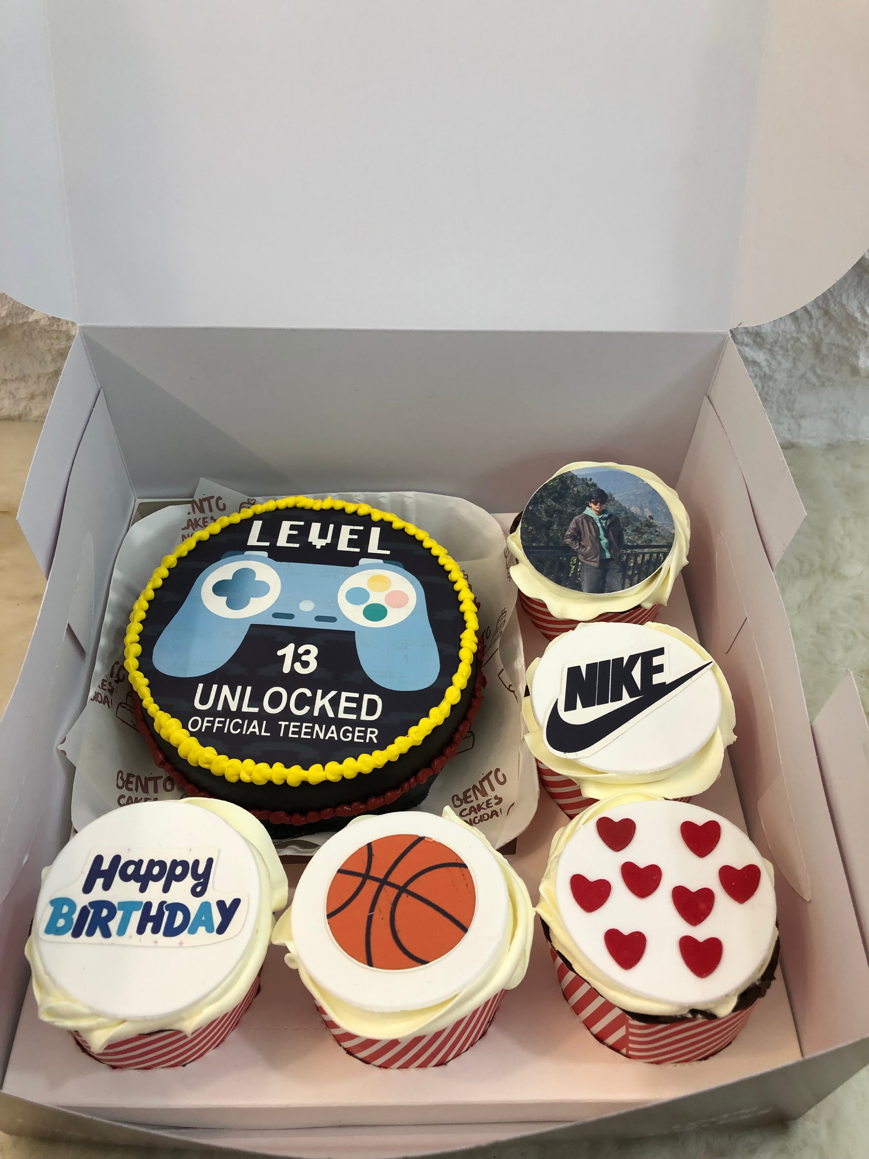 Teen Gamer Birthday Cake Set – Level 13 Unlocked