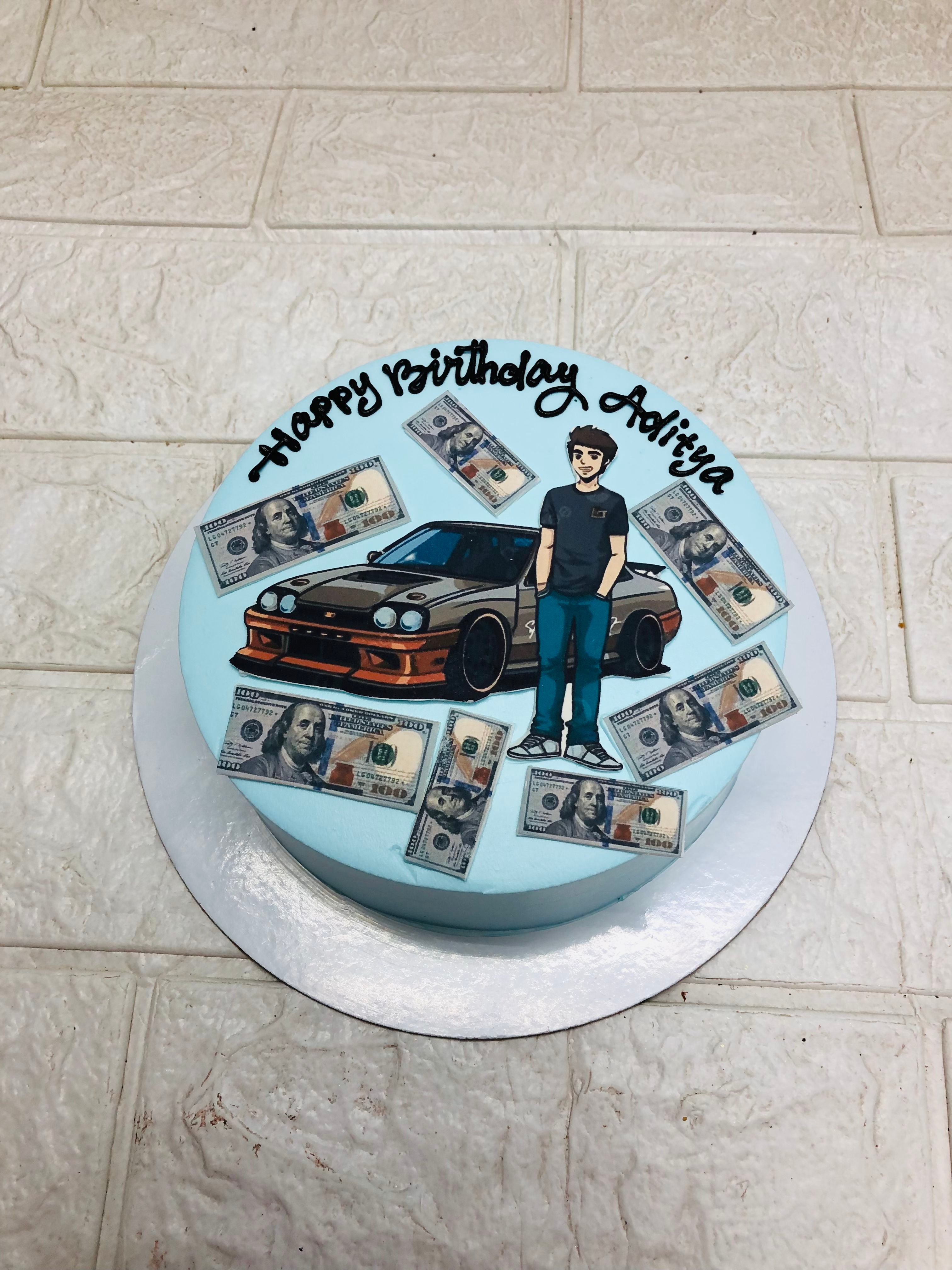 Luxury Car Birthday Cake
