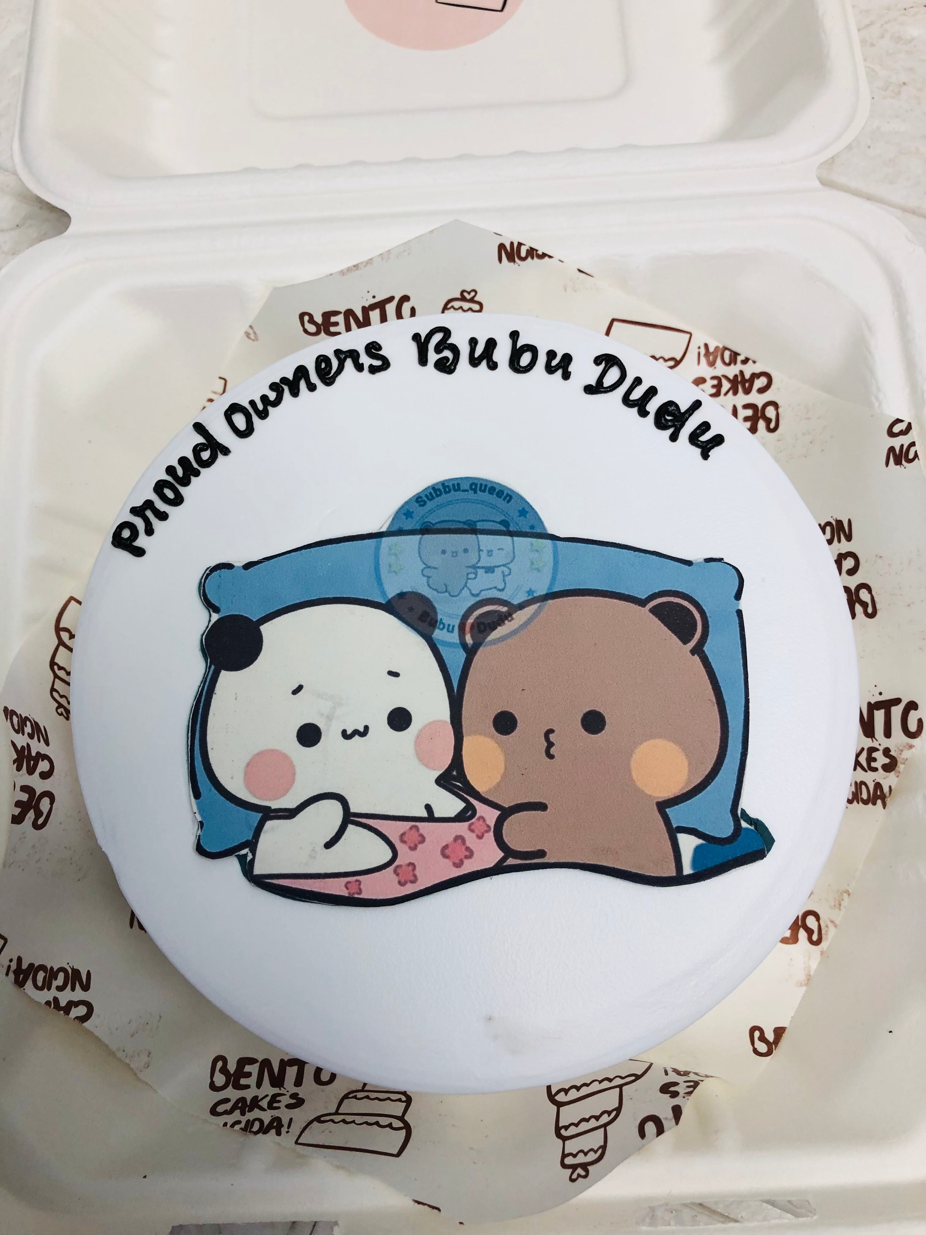 bubu dudu Blanket Design bento cake