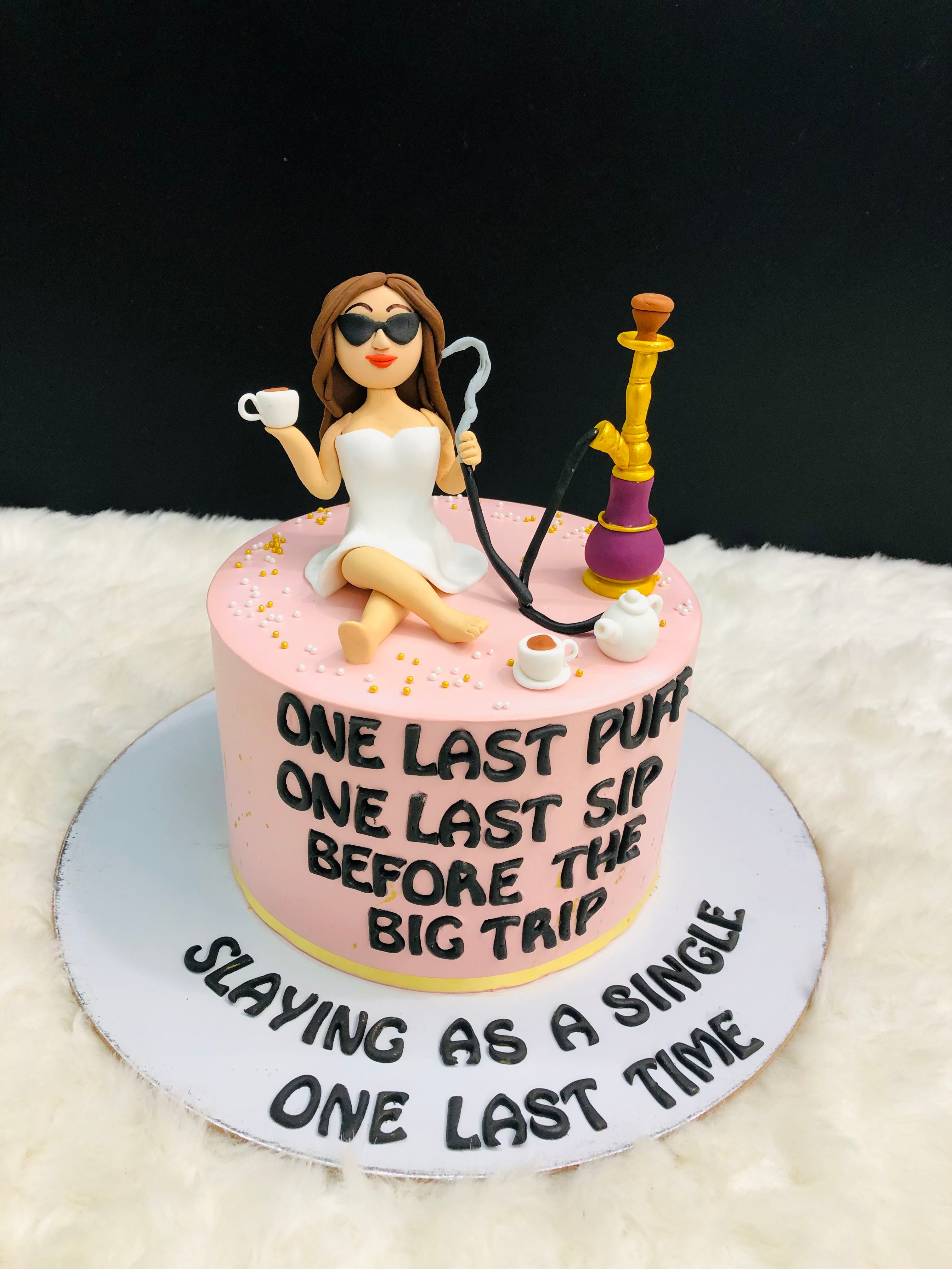 Hookah girl cake