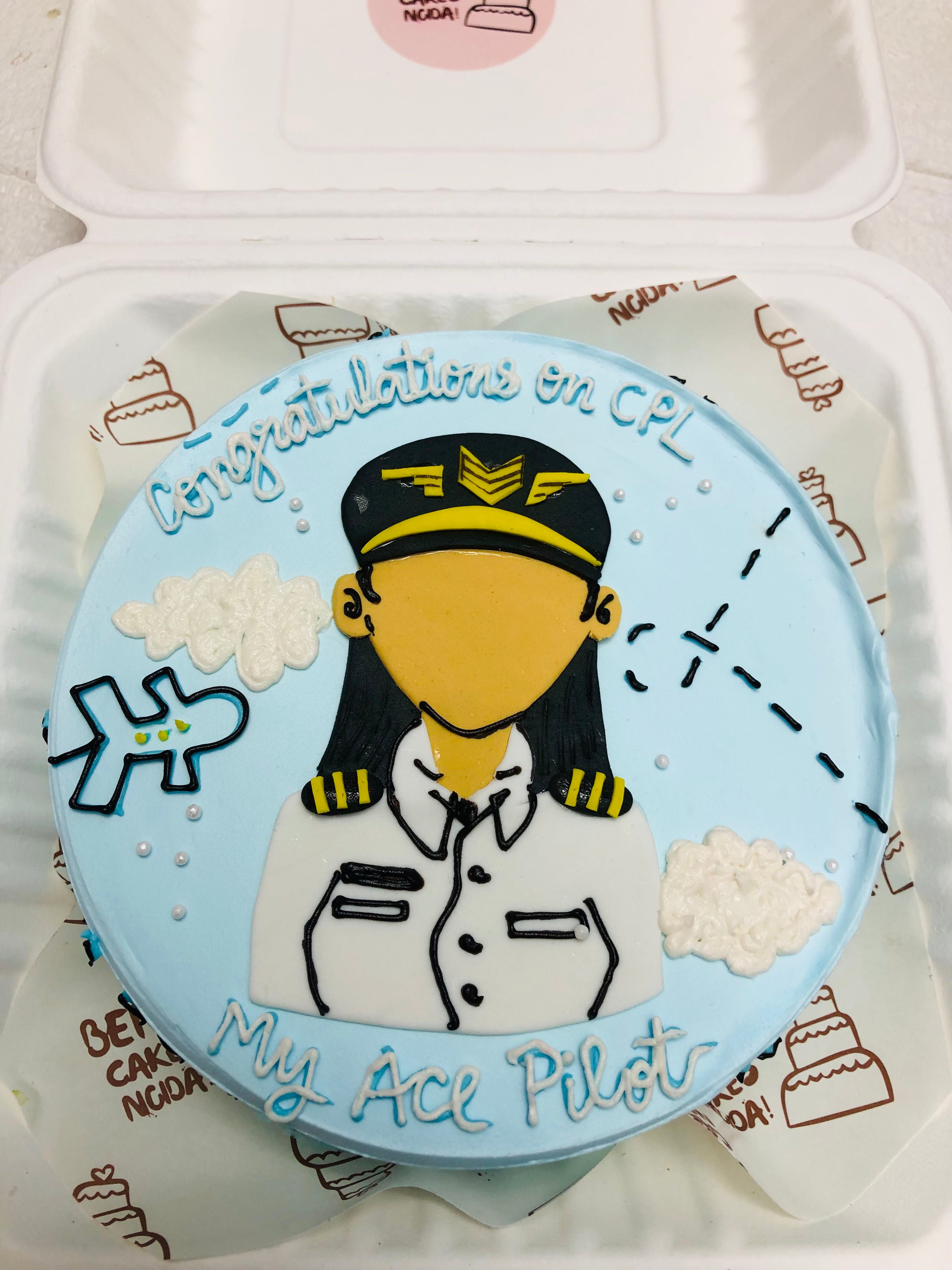 Commercial Pilot License Cake