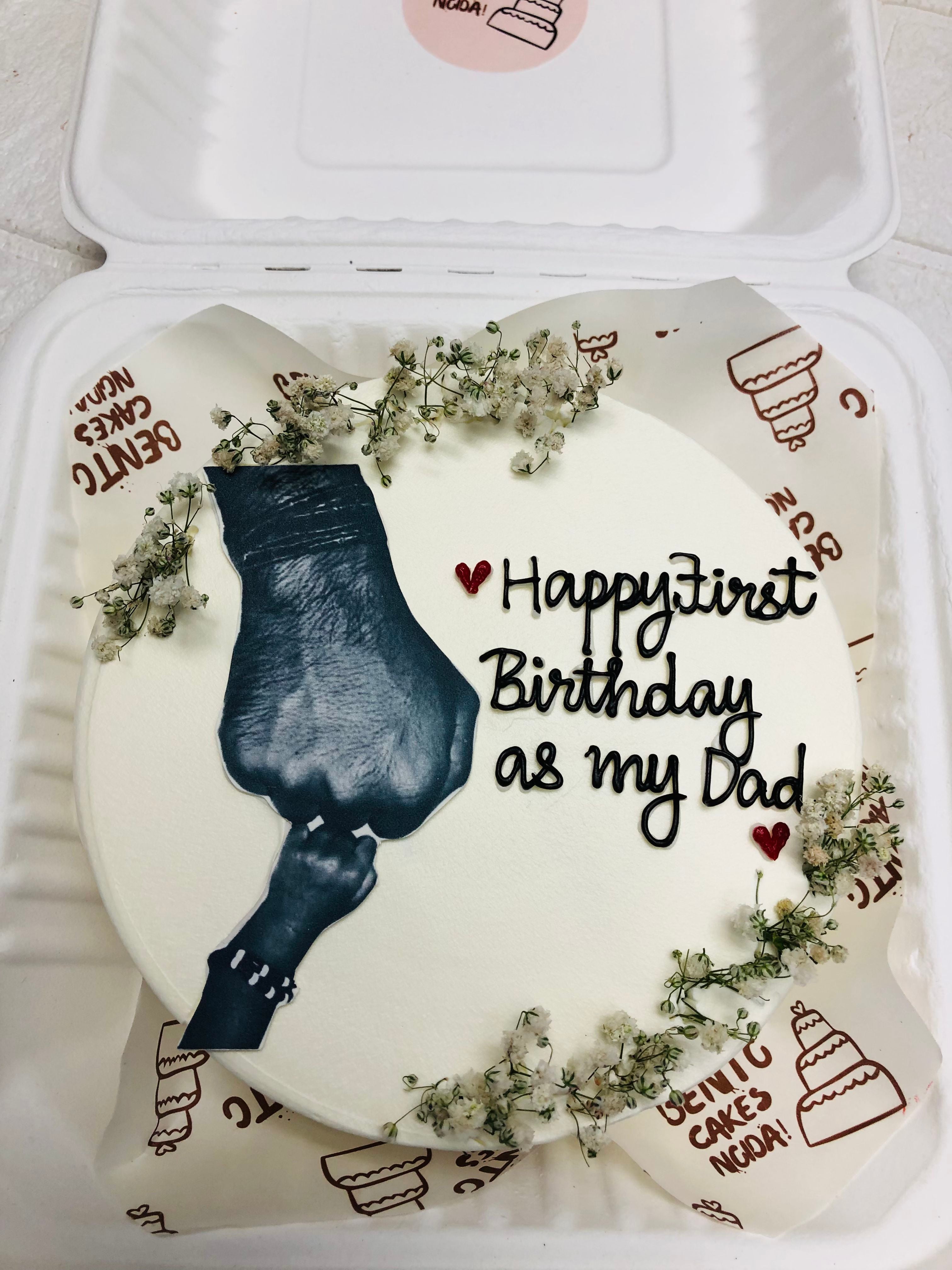 First Birthday as My Dad Cake