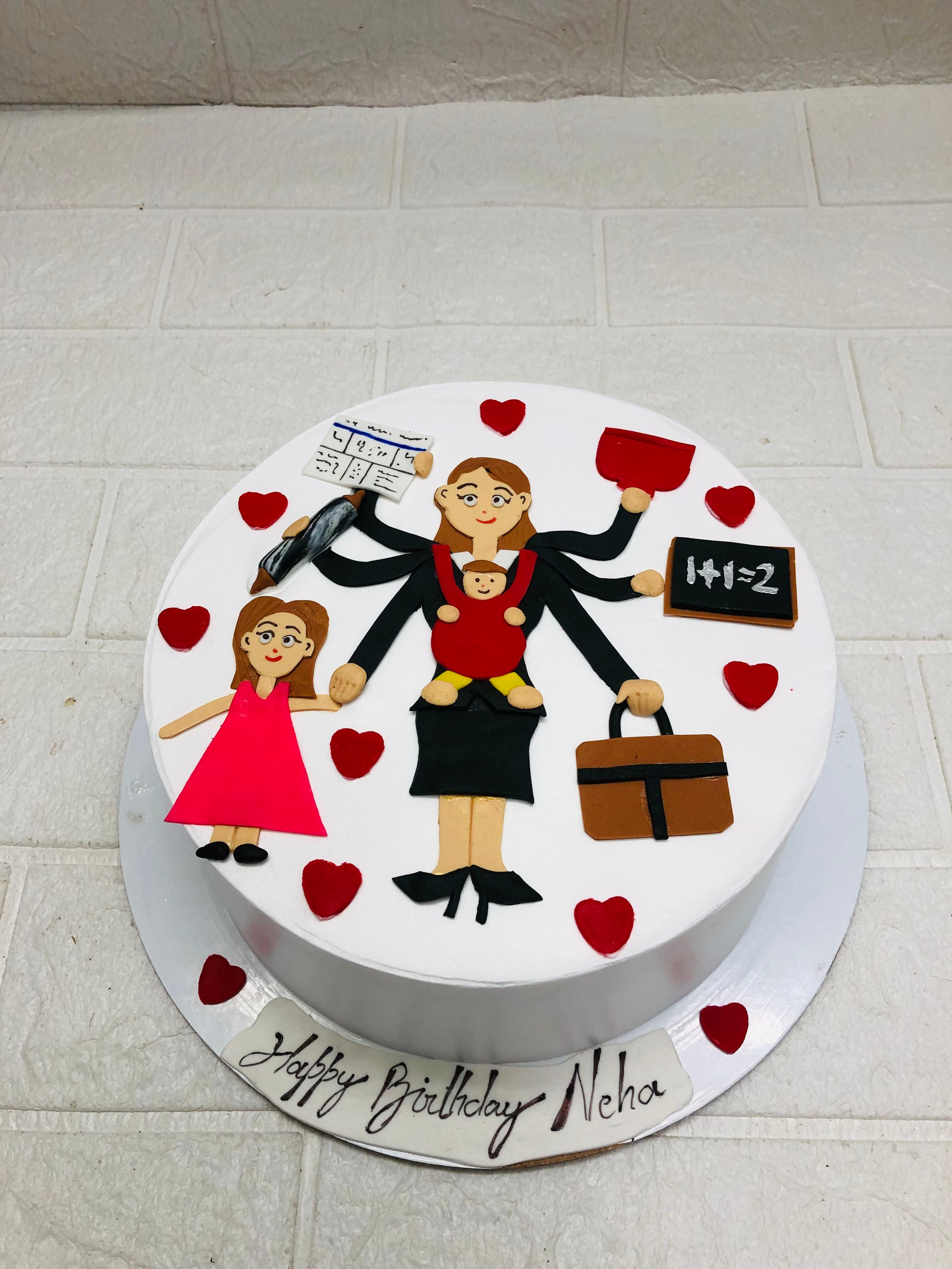 Multitasking Mom cake