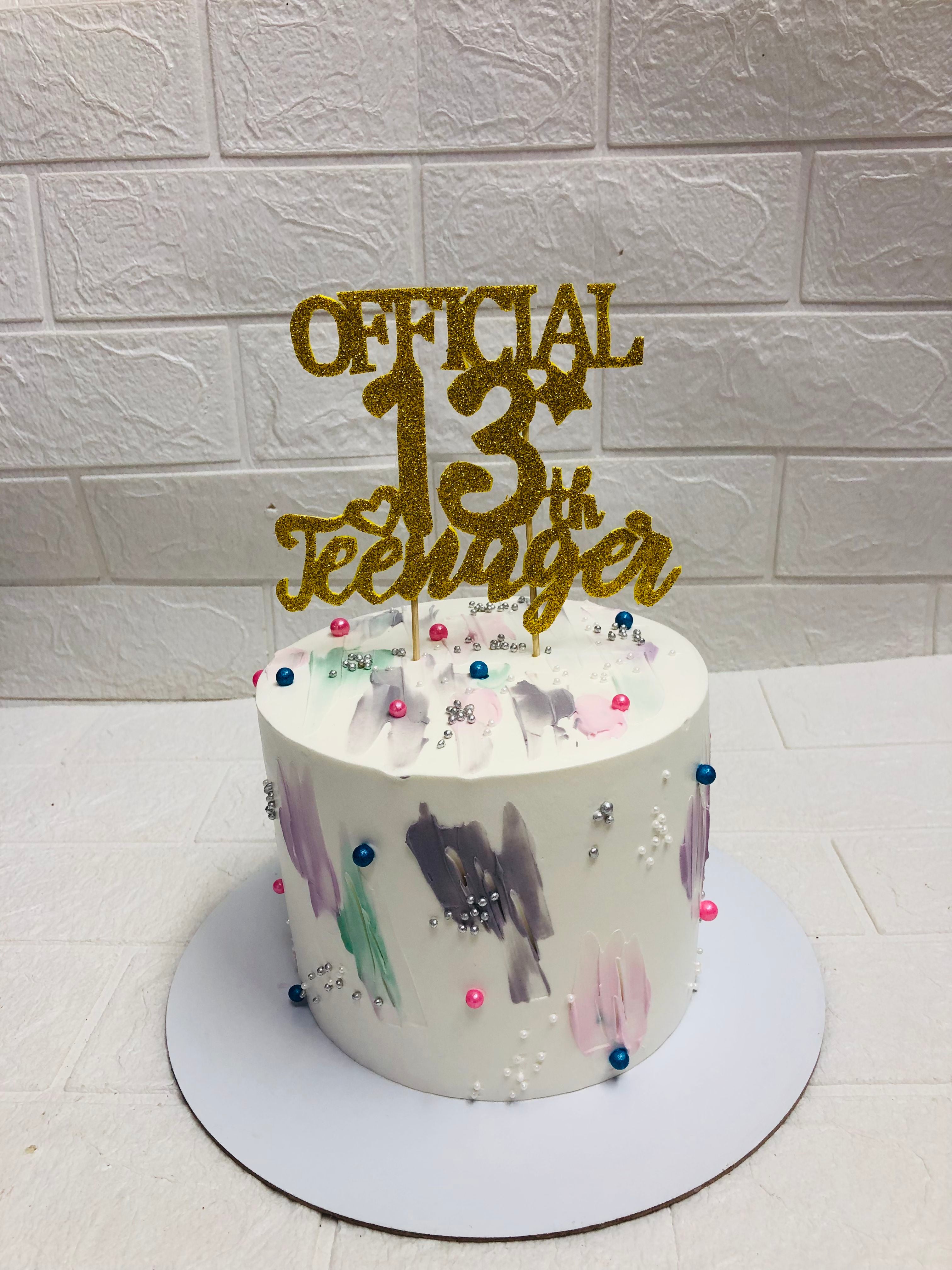 Official 13th Teenager Birthday Cake