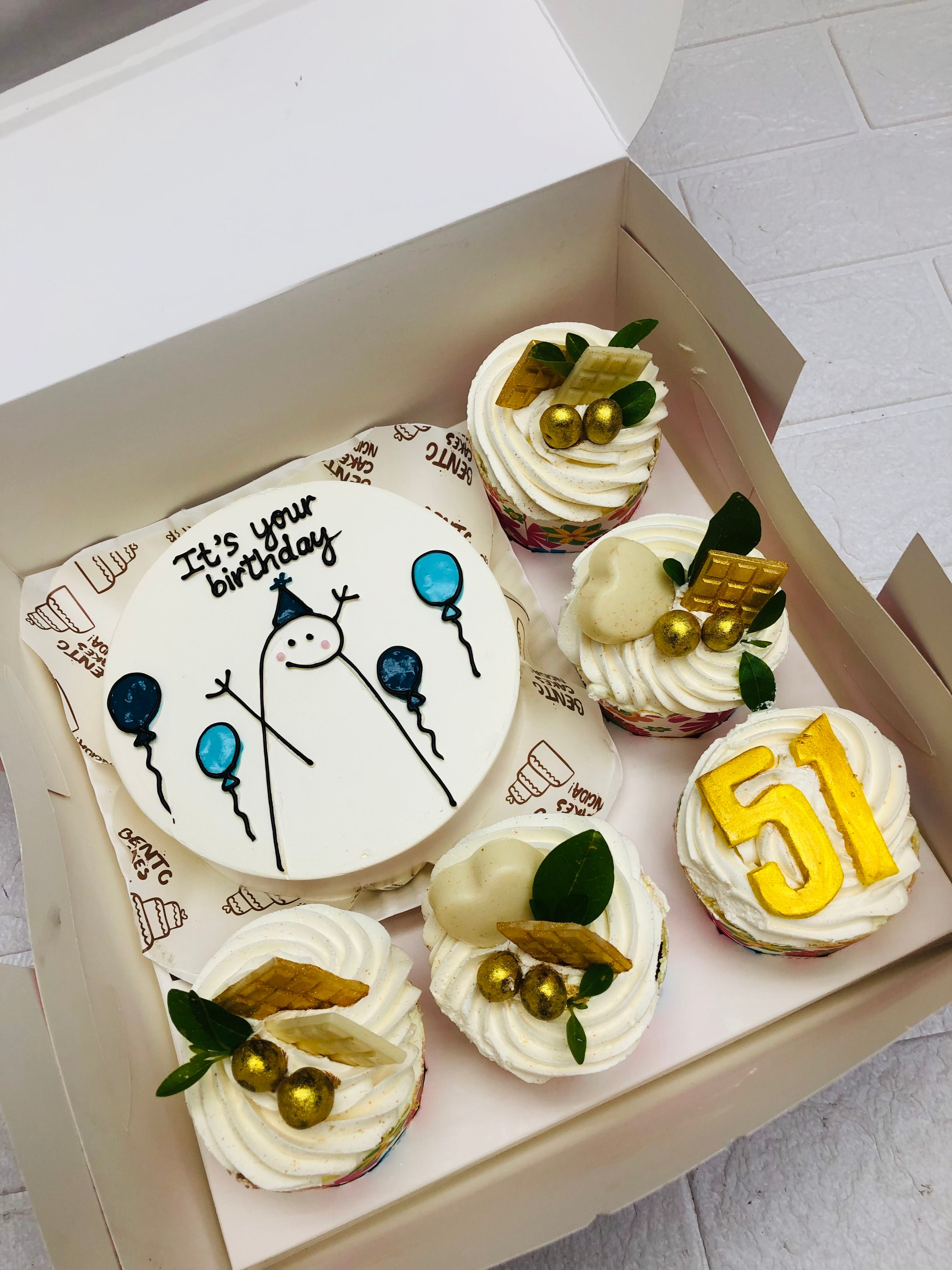 51st Birthday Dessert combo cake