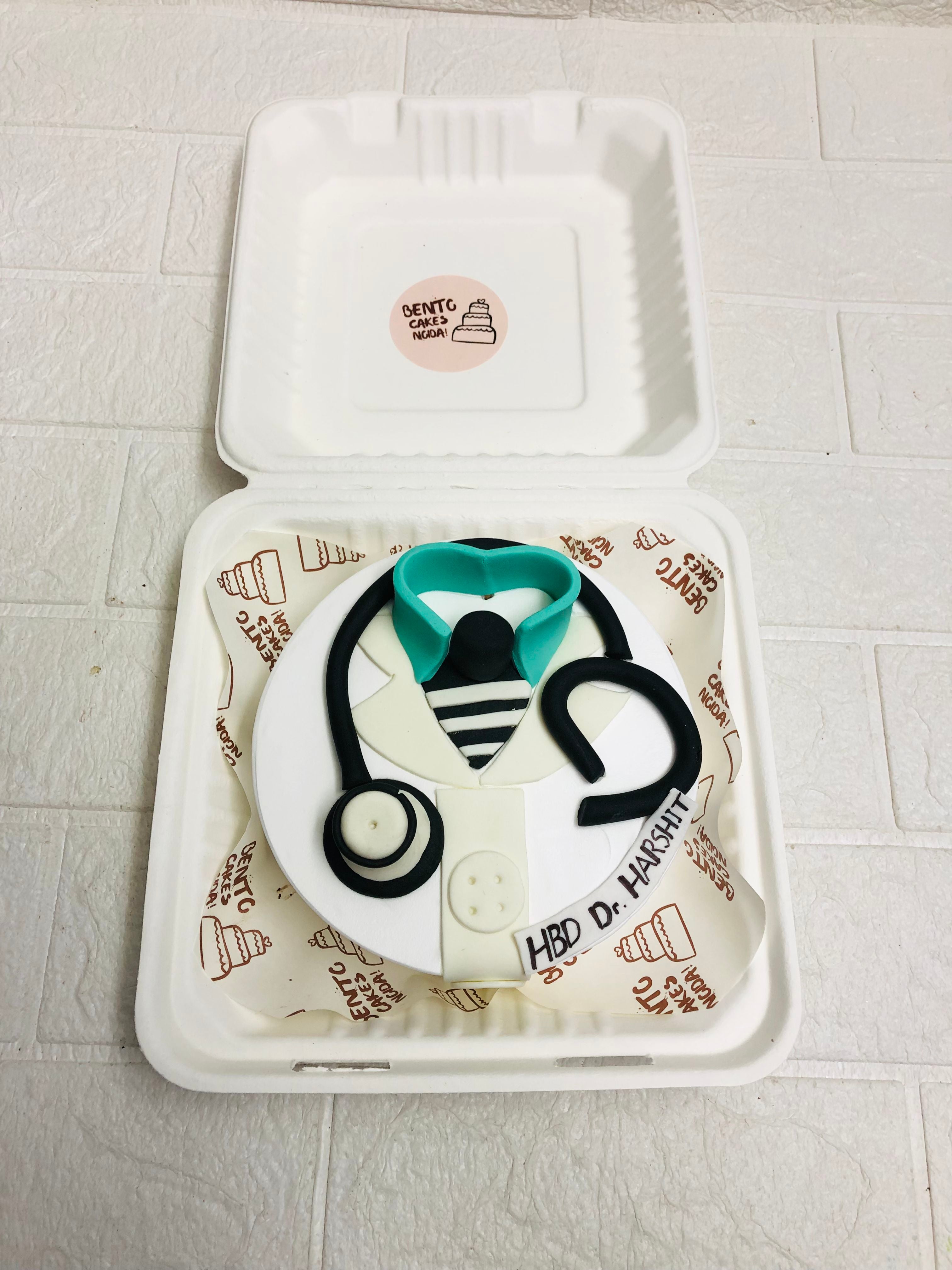 Doctor-Themed Birthday Cake