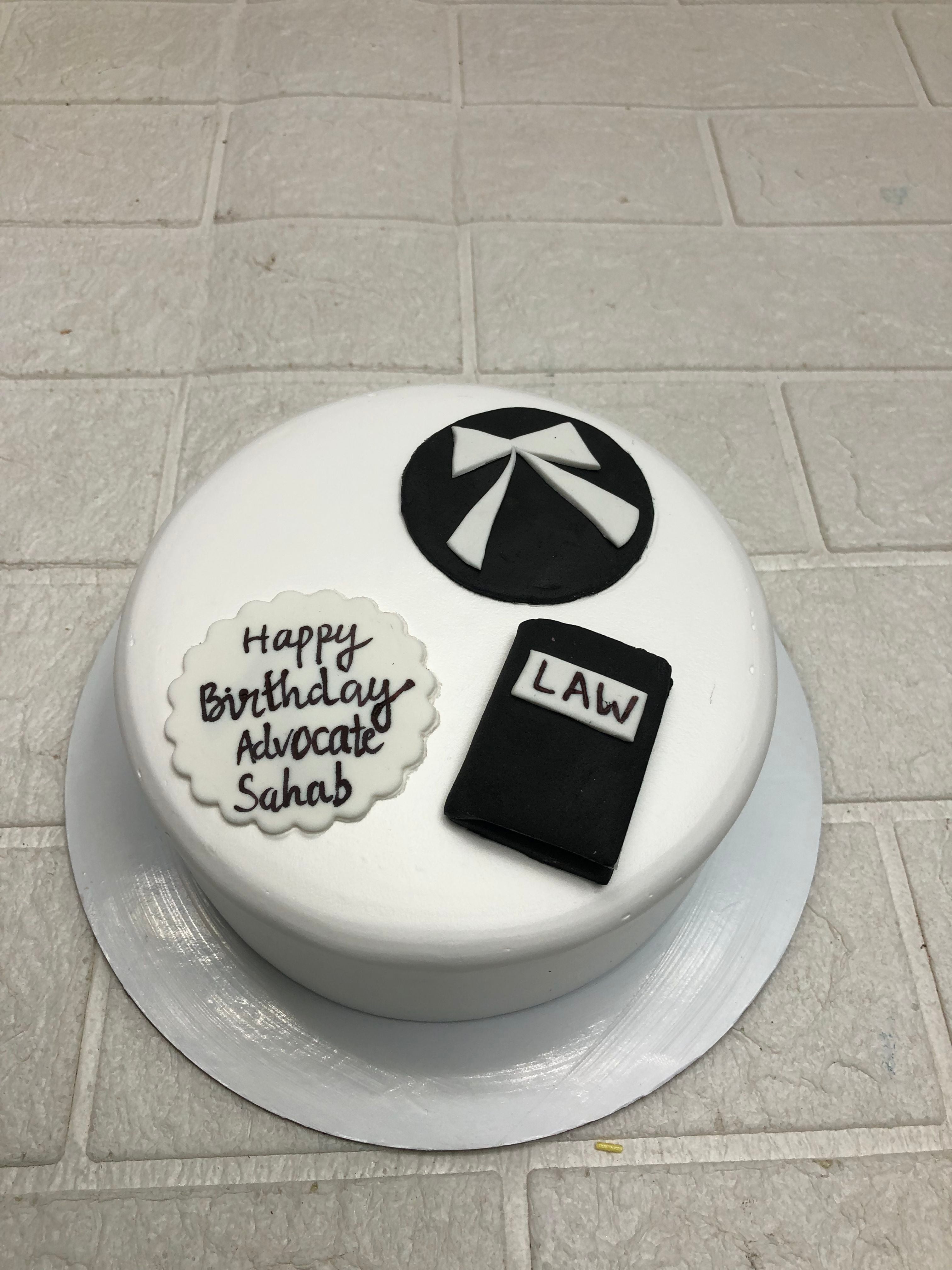 Advocate Sahab Birthday Cake