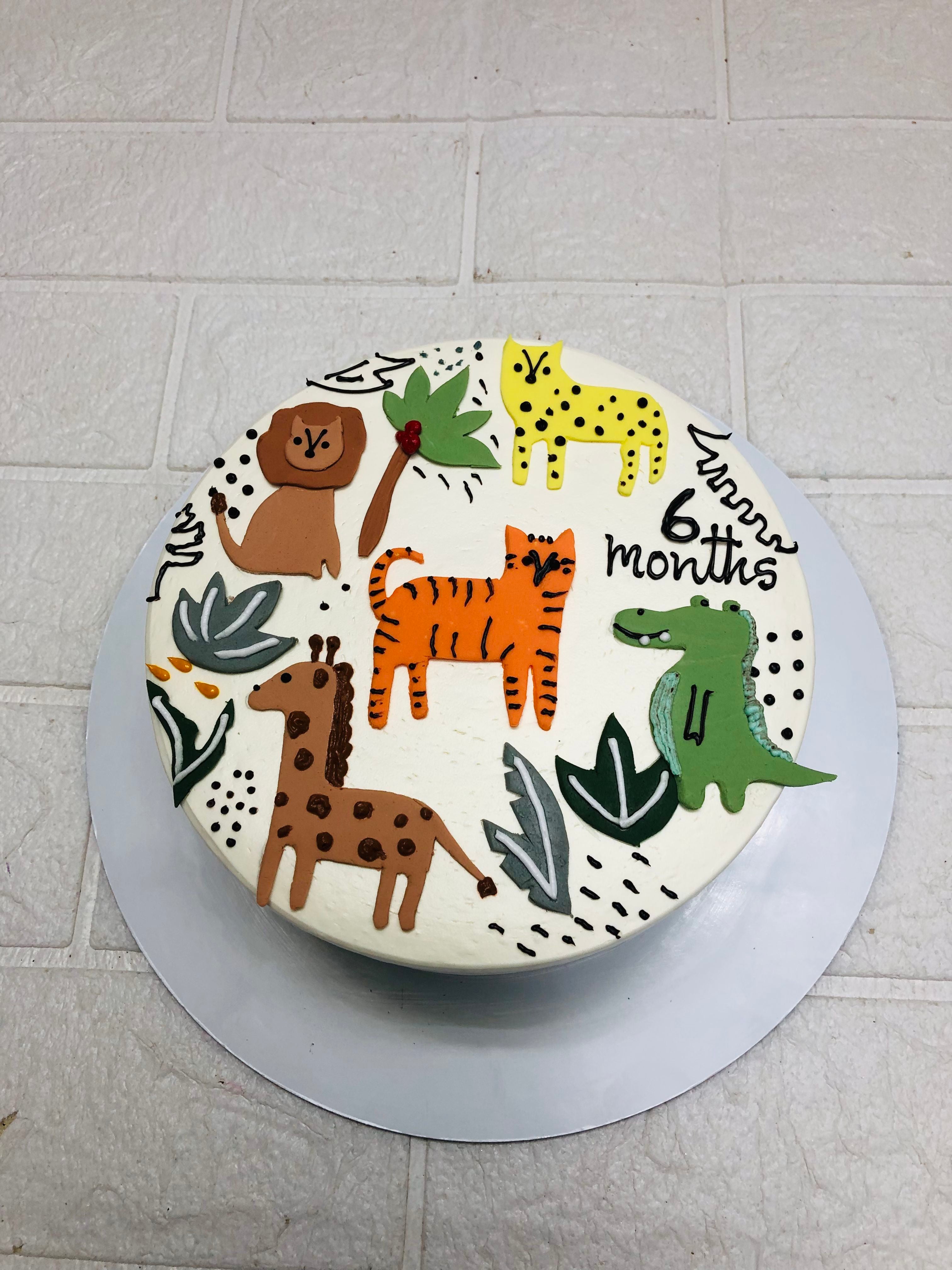 6-Month Baby Celebration Cake