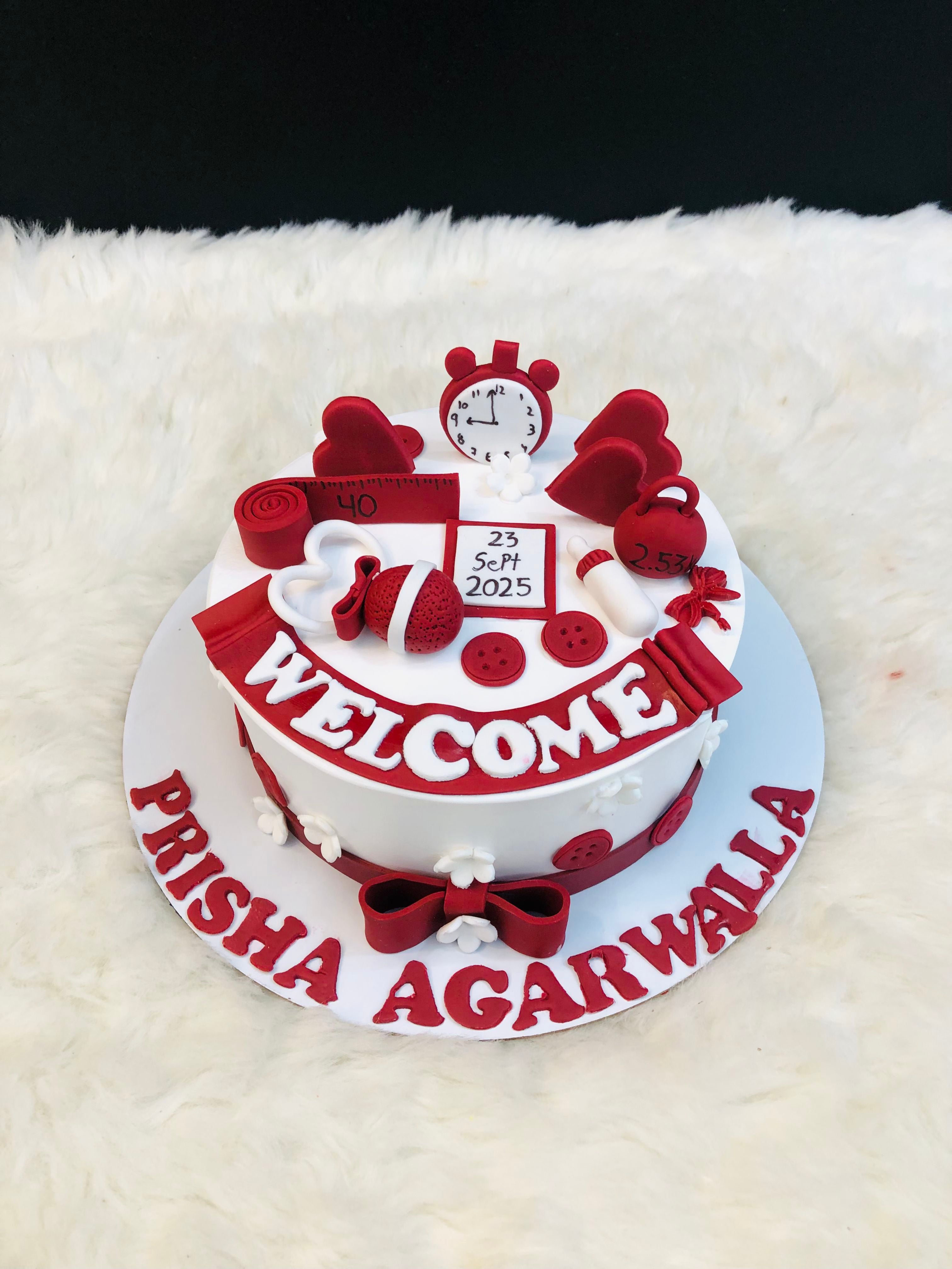 Welcome Baby Cake